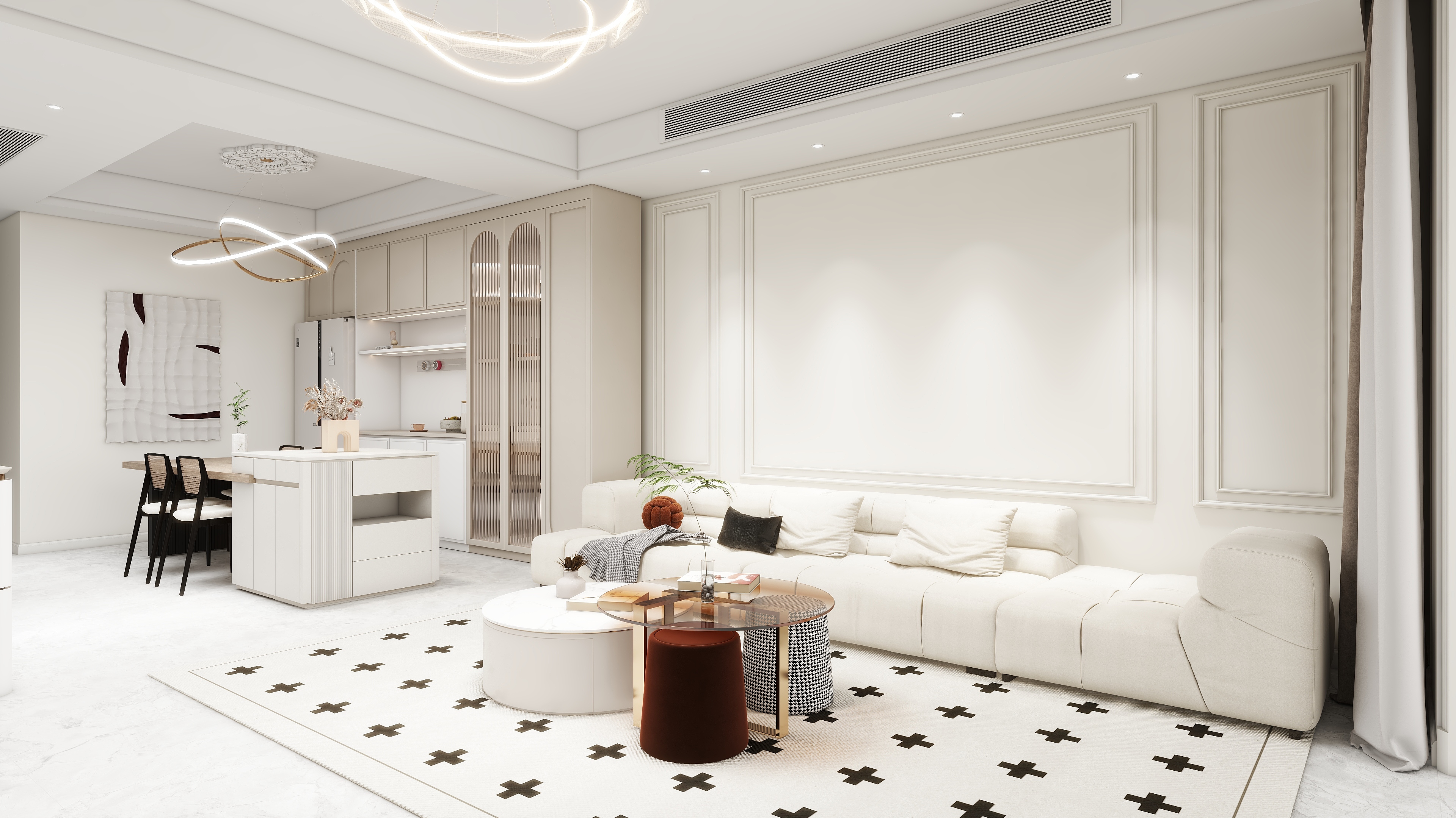 ZHI空间丁设计-半岛蓝湾 天睐园 效果图-装修设计方案