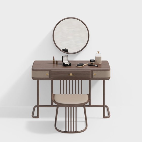 New Chinese dressing table and stool combination