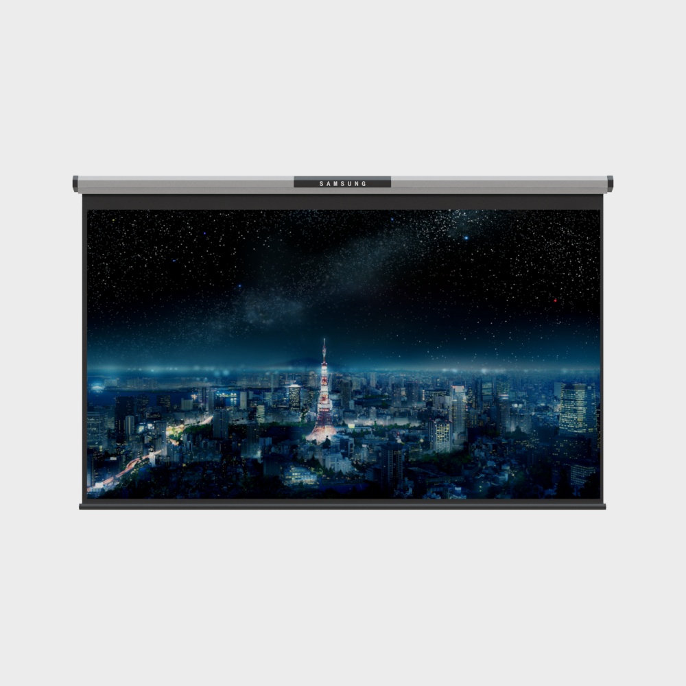 现代投影仪3D模型
