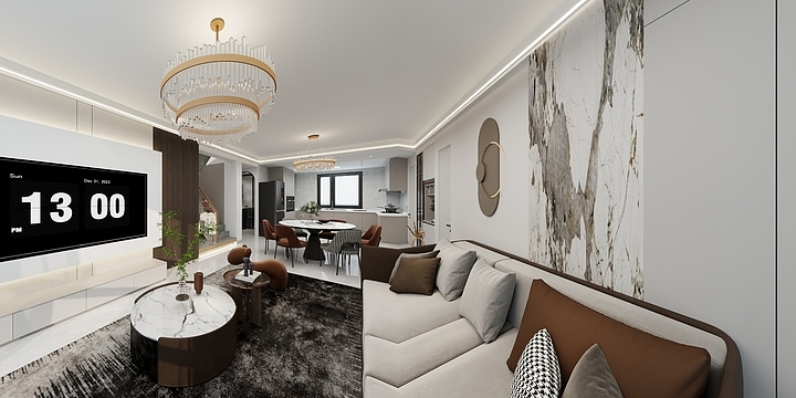 全案设计付朋东-金地峯范洋顶-装修设计方案