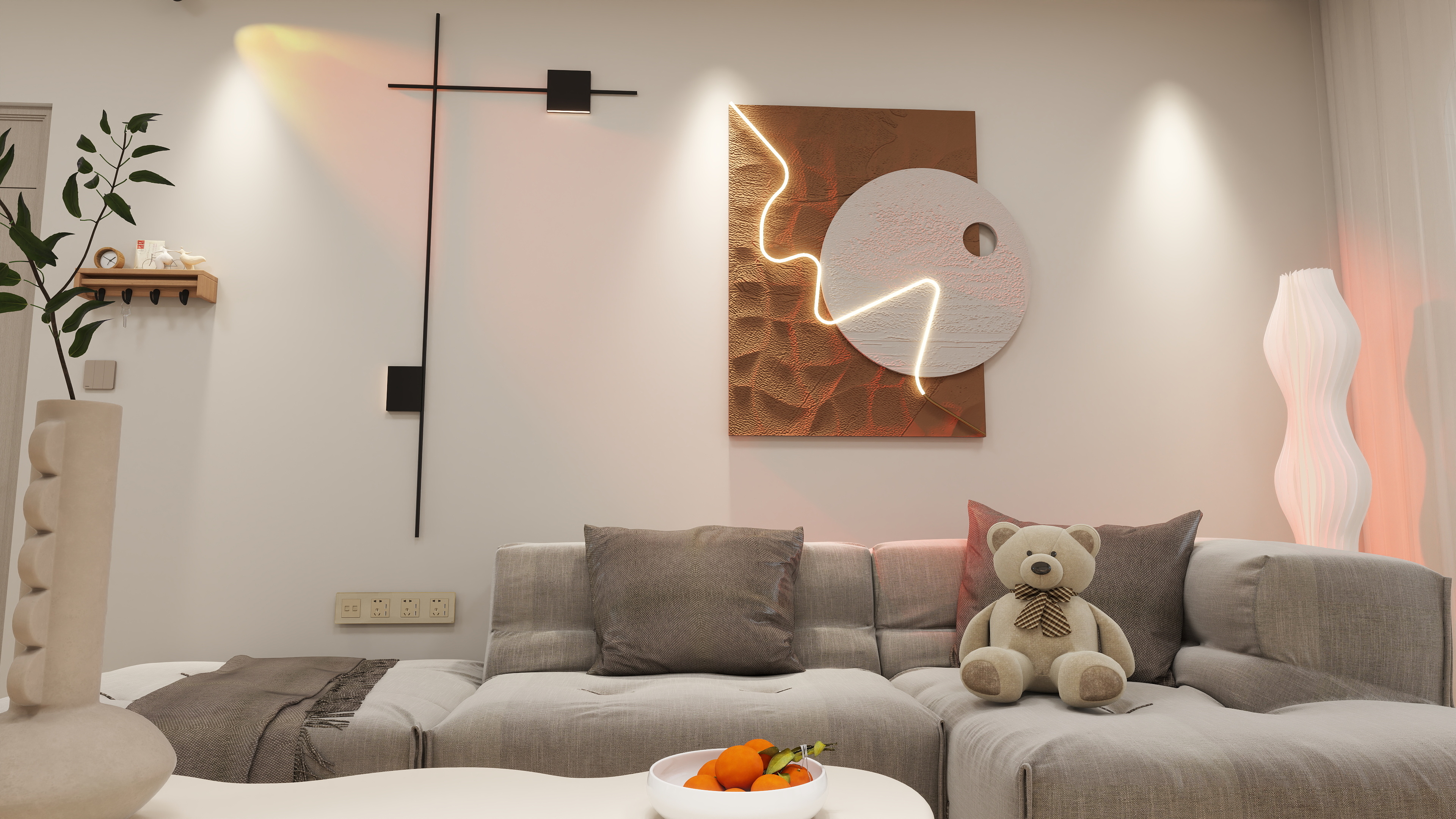 滁州锦宇装饰-雅居乐御宾府原木风-装修设计方案