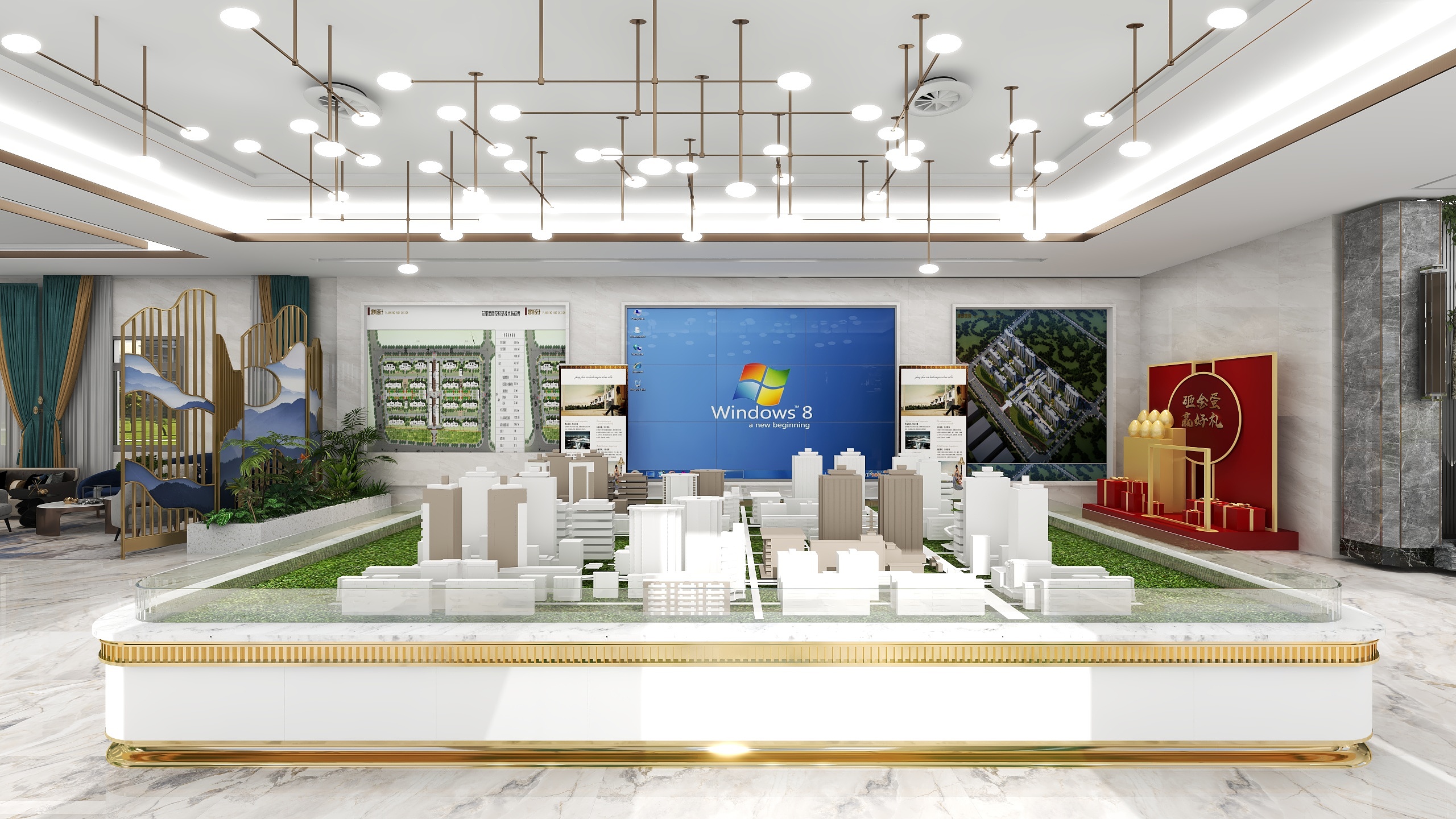 非凡wKvv-凤起楚江售楼部-装修设计方案