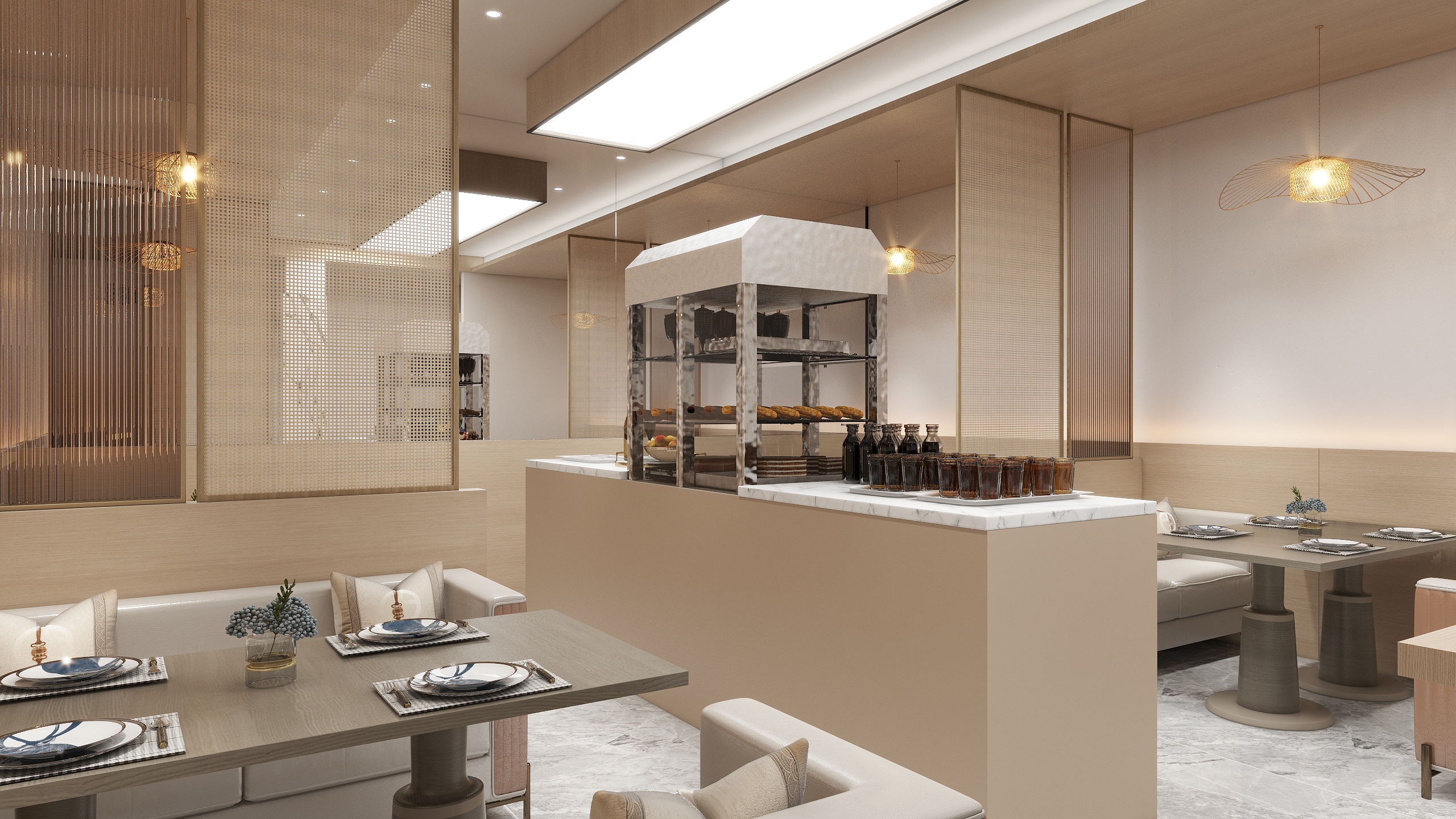 杭杭出状元.-比亚迪餐厅-装修设计方案