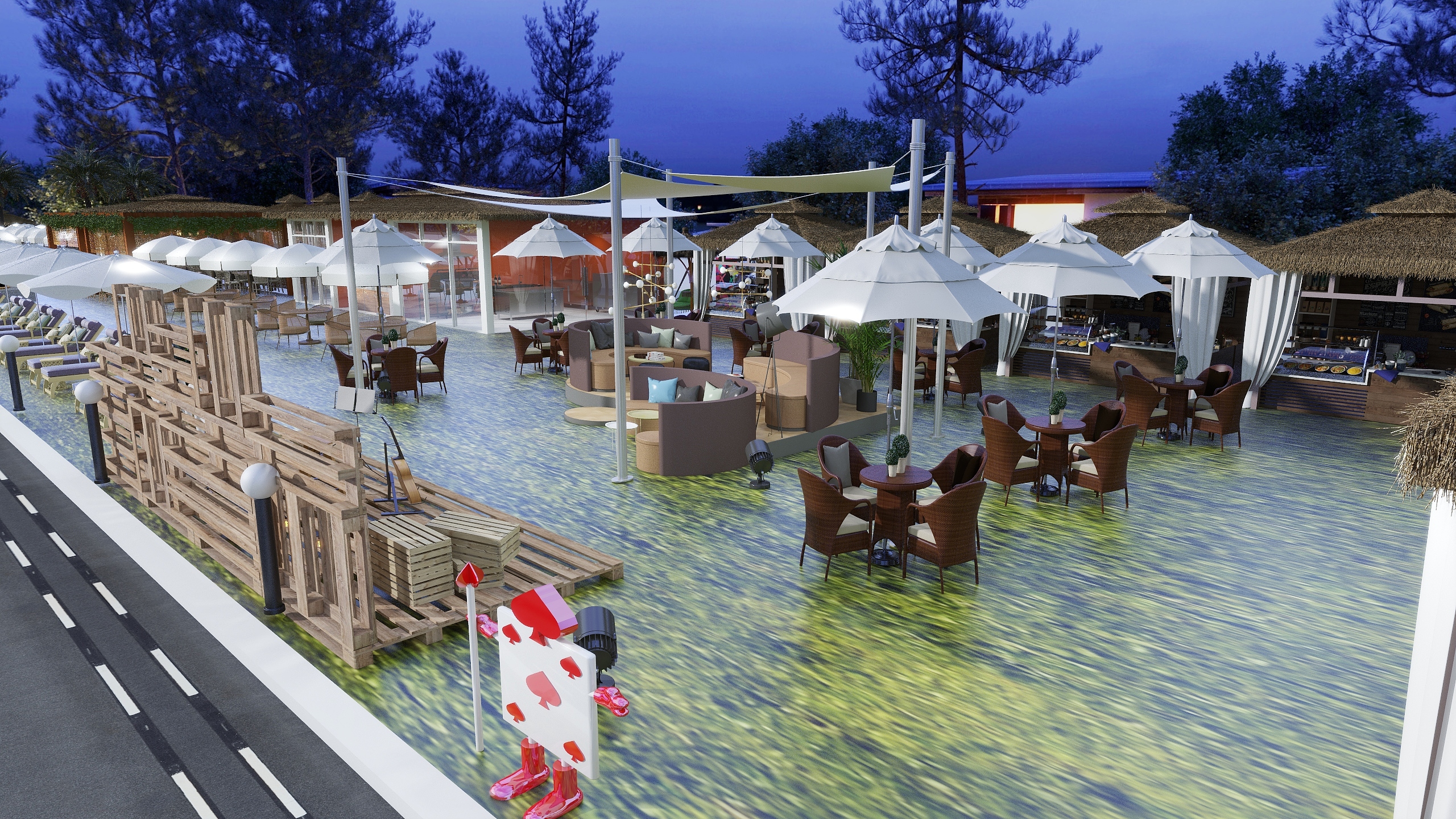 151****0352-大东海沙滩吧-装修设计方案