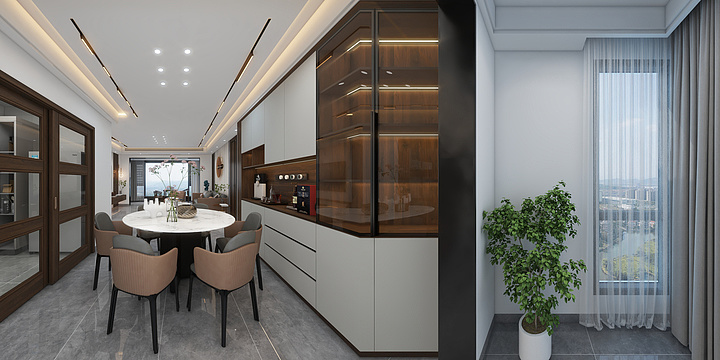 风采设计-天玺湾1802-现代-装修设计方案