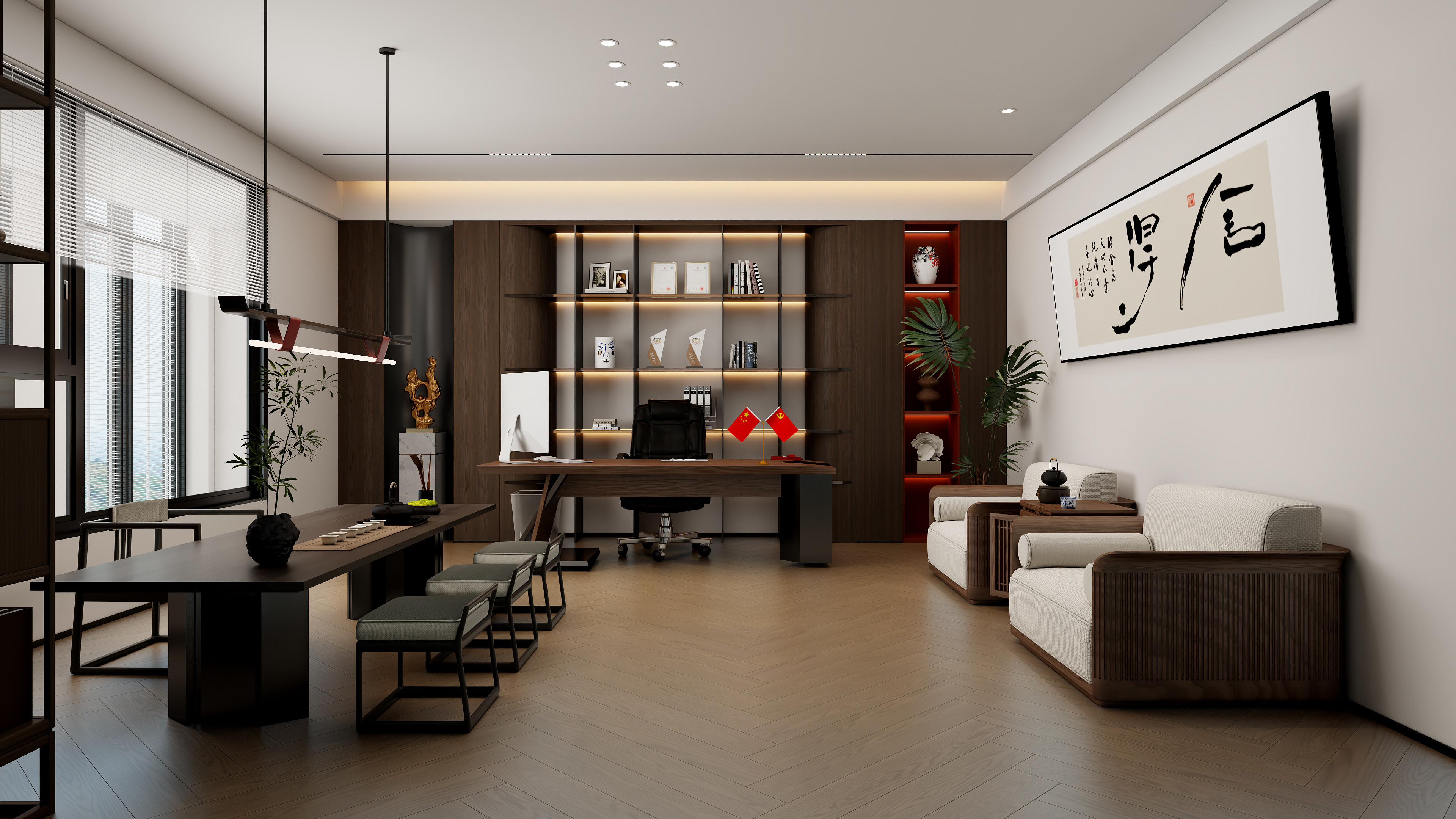 挽苏--工装+1108m²+办公大楼-装修设计方案