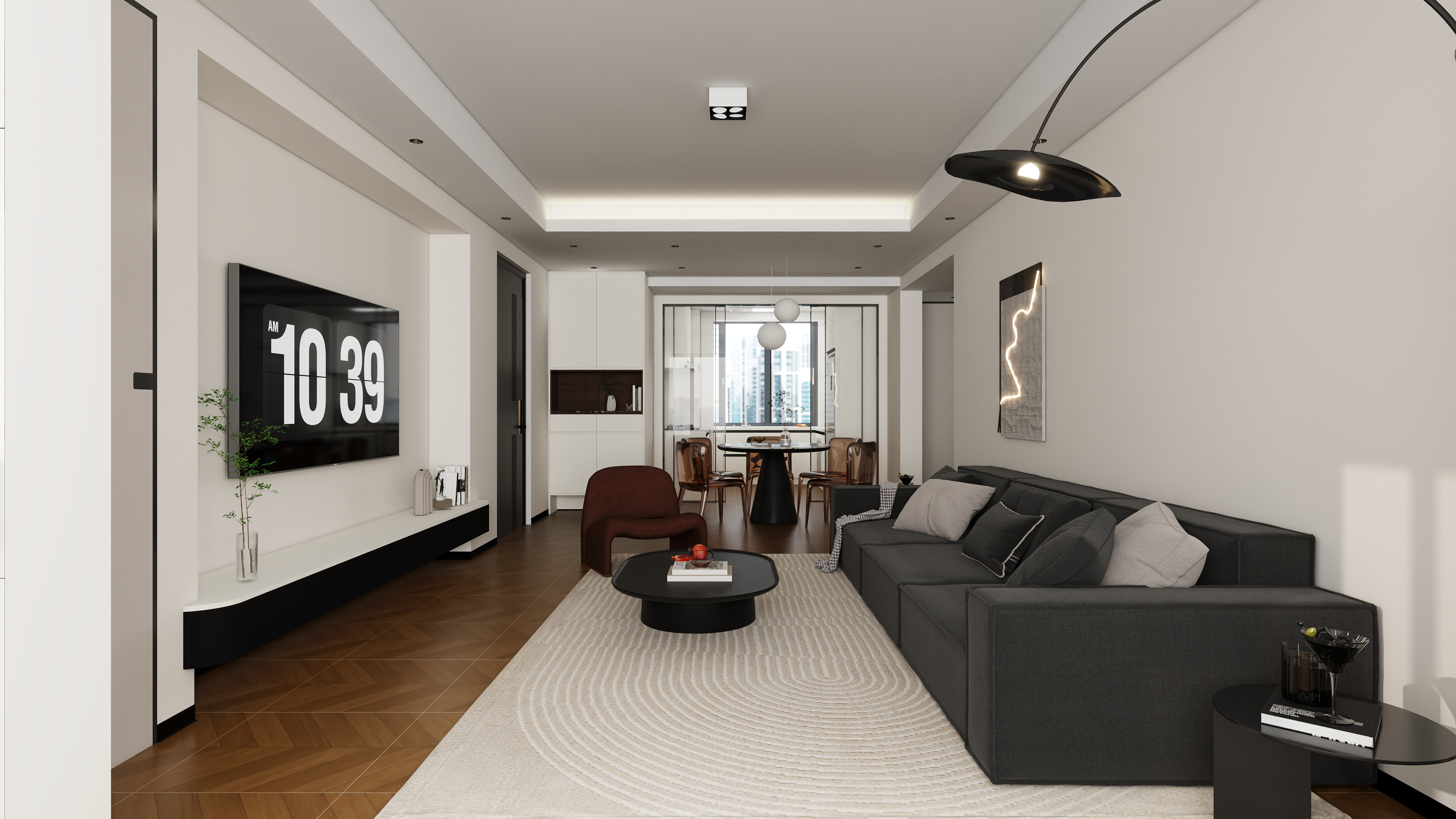 胡*华-碧桂园110平3房-装修设计方案