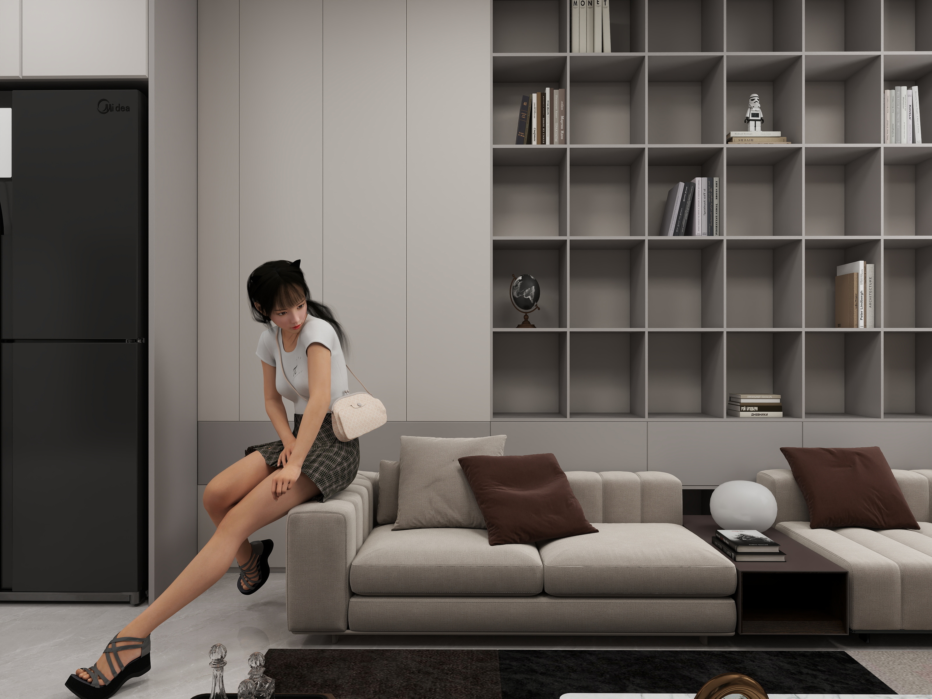 外城行者-新中式-新安里东区93㎡2室2厅-装修设计方案