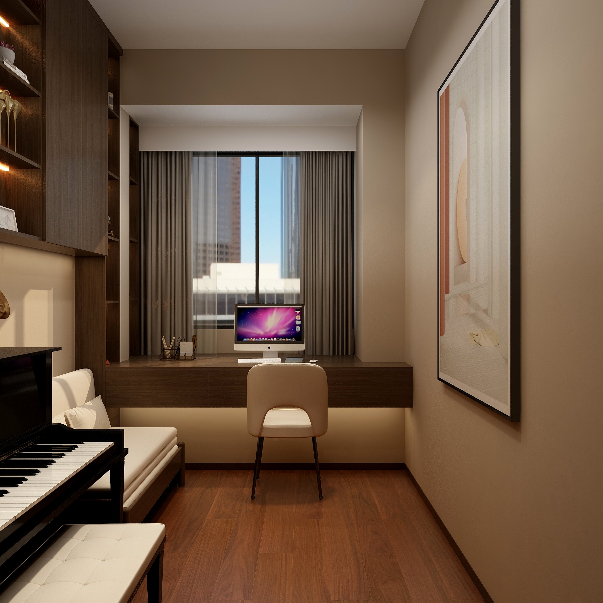 湛智华-现代中式111平4房 深铁懿府装修效果图