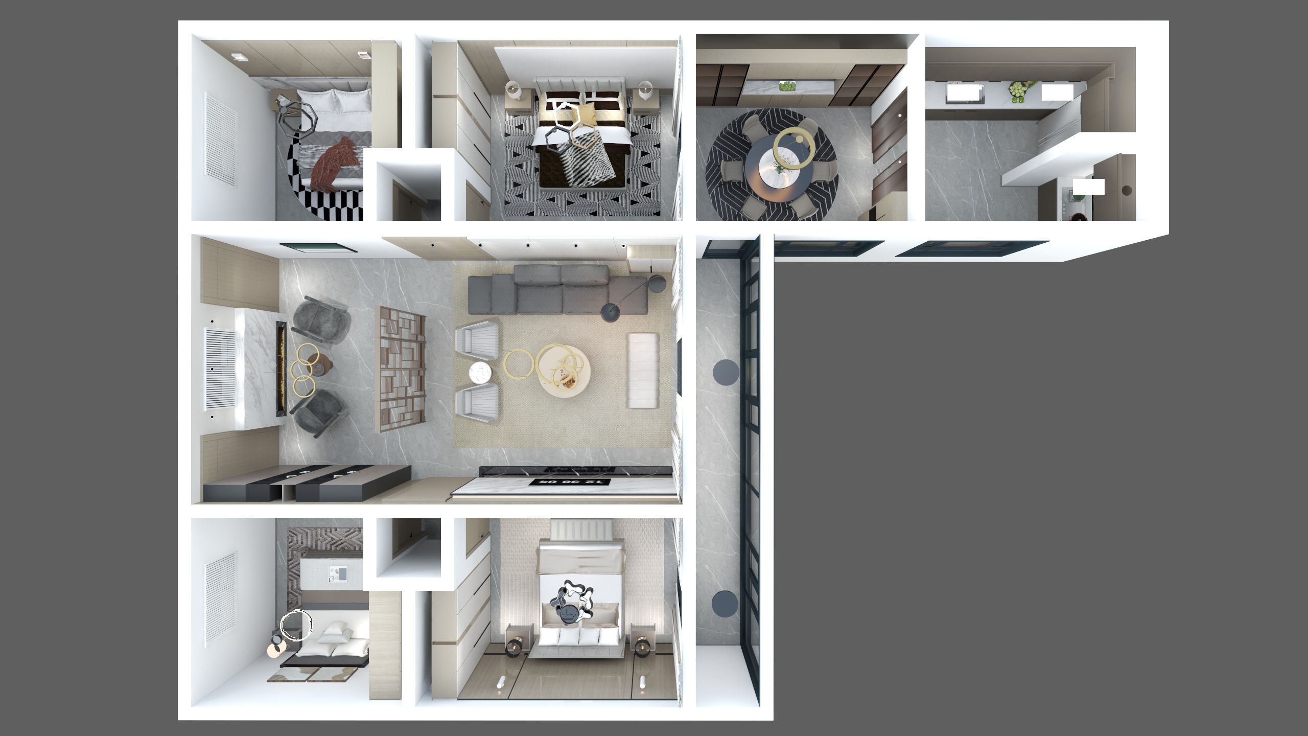 拂星-徐水-极简现代-装修设计方案