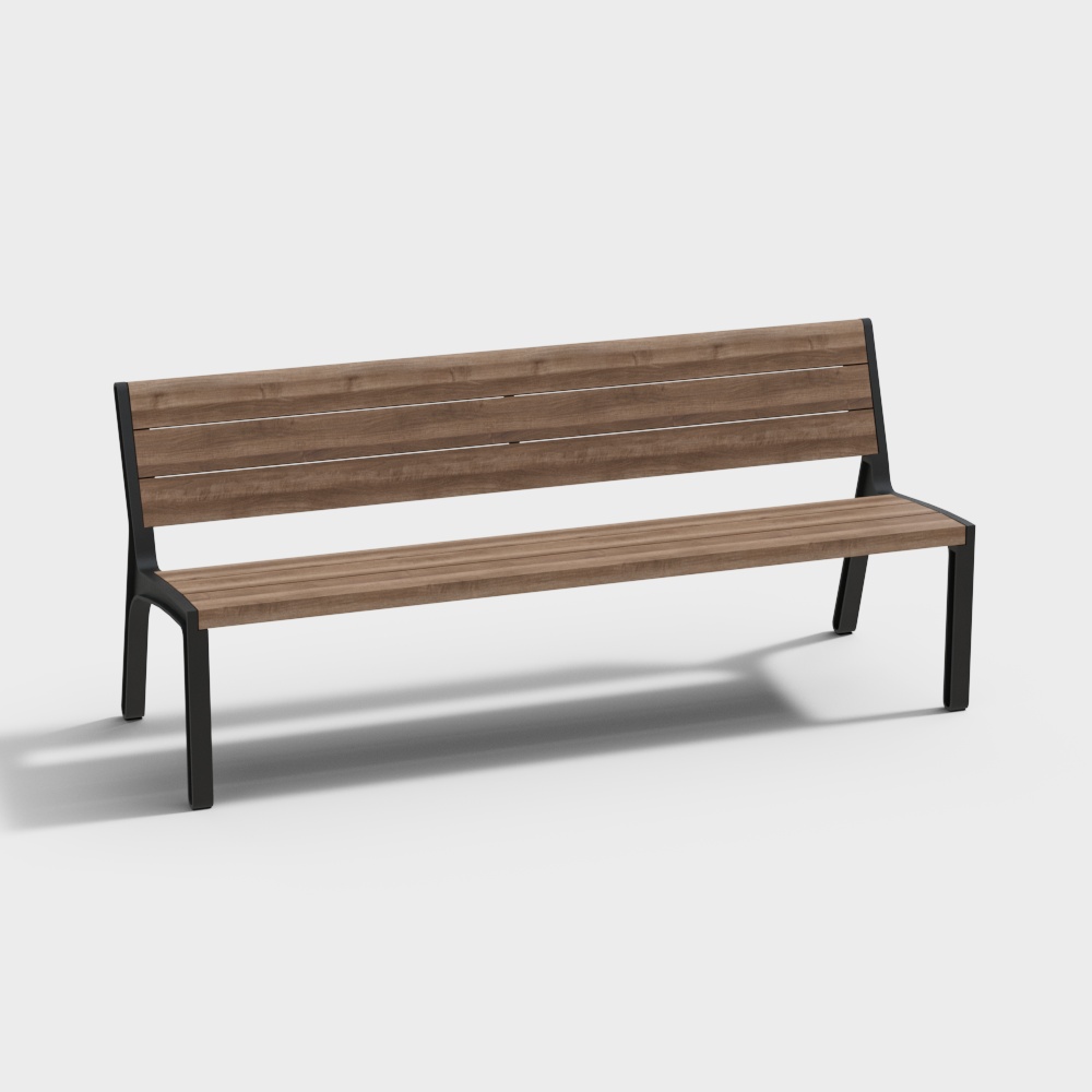 Miela park benches with waste bin Prax by mmcite