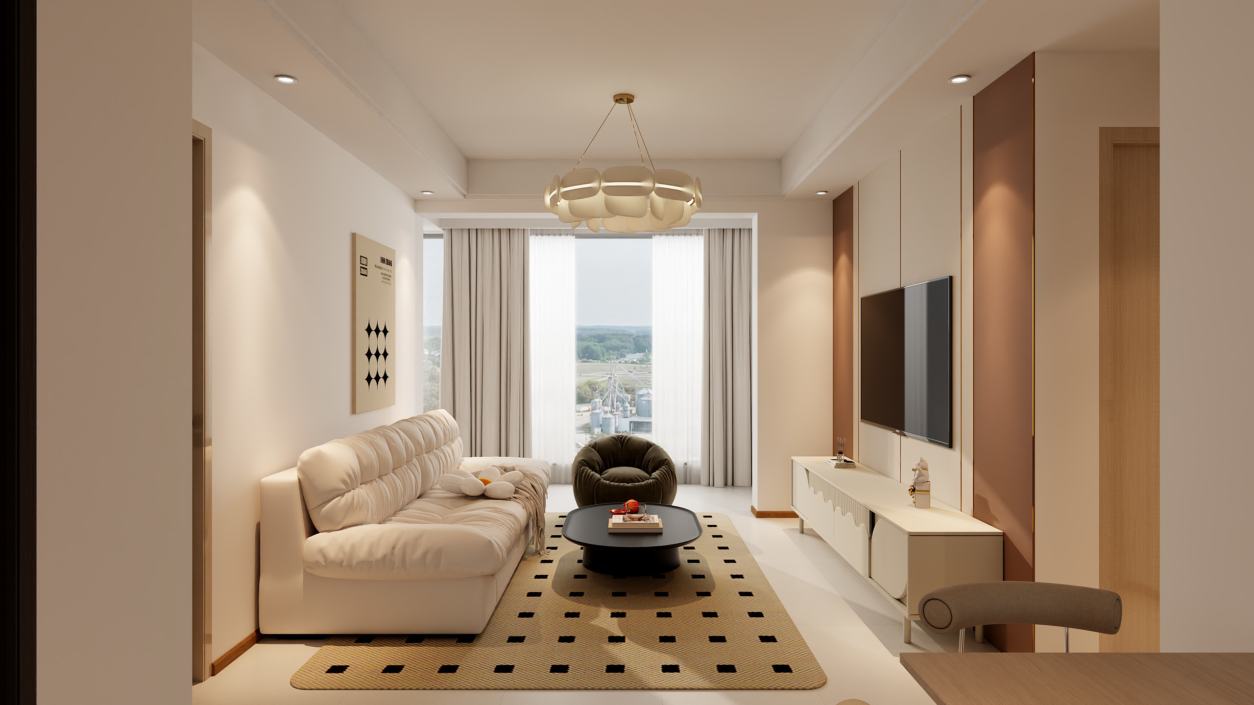 Design丨一昂楊-蓝悦湾效果图-装修设计方案