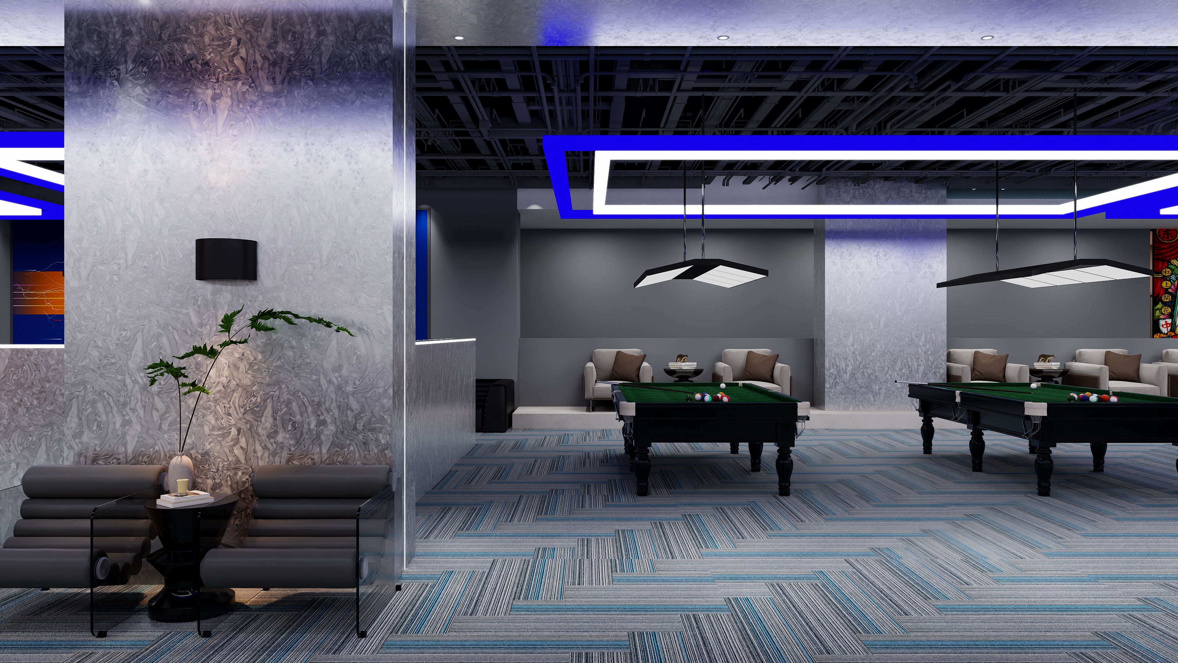 无敌数码暴龙战士-台球室-装修设计方案