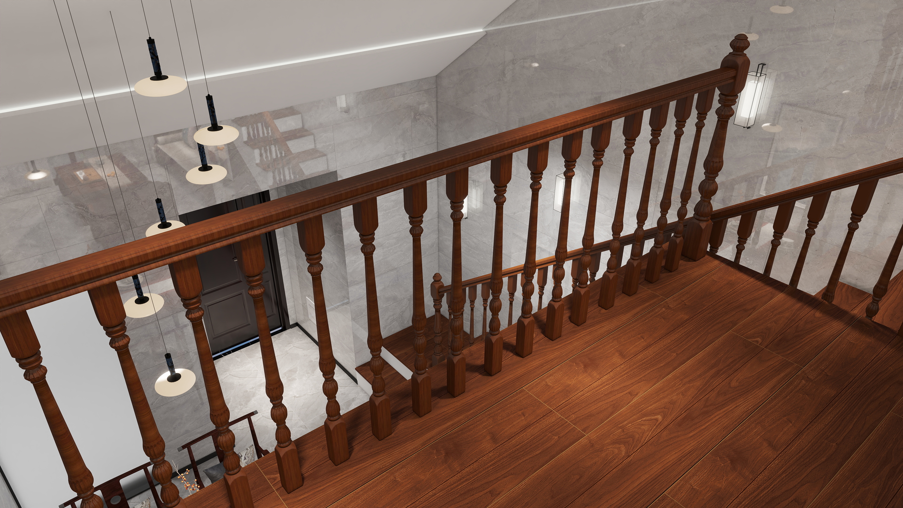 听到未必是看到-碧桂园豪园64㎡-新中式装修效果图