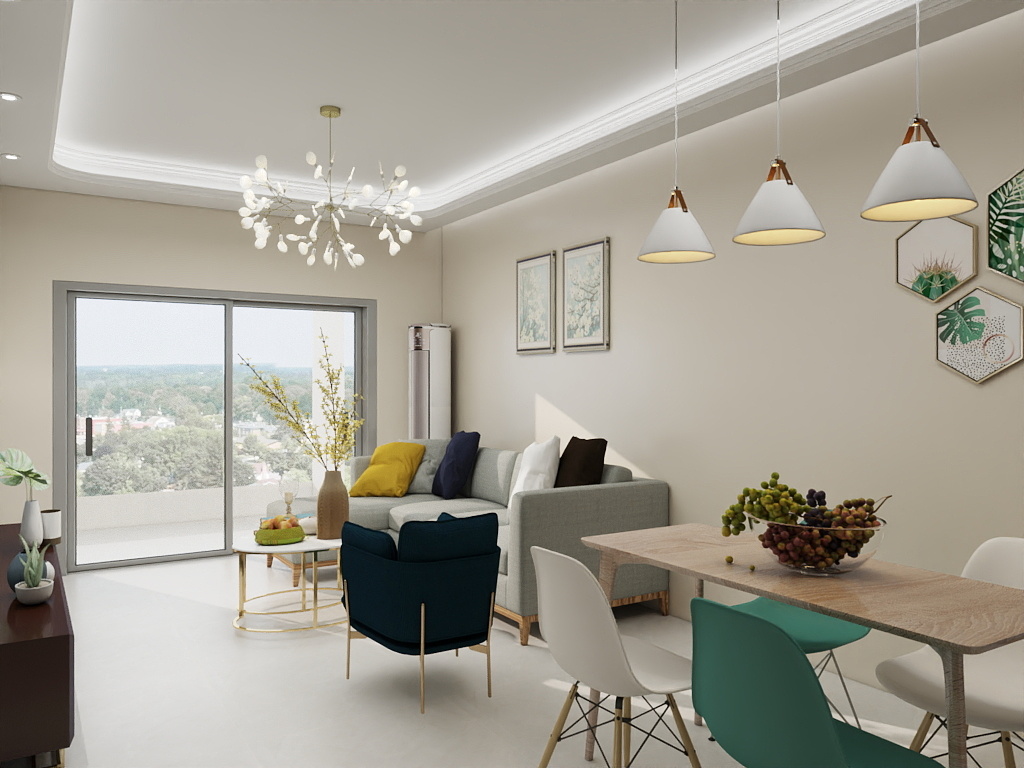 零度装饰俱乐部-海德公园80㎡3室-装修设计方案