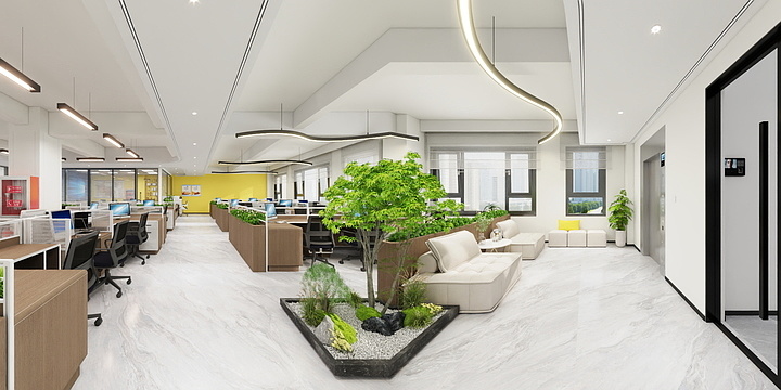 米格空间美学-国源集团·二层-装修设计方案