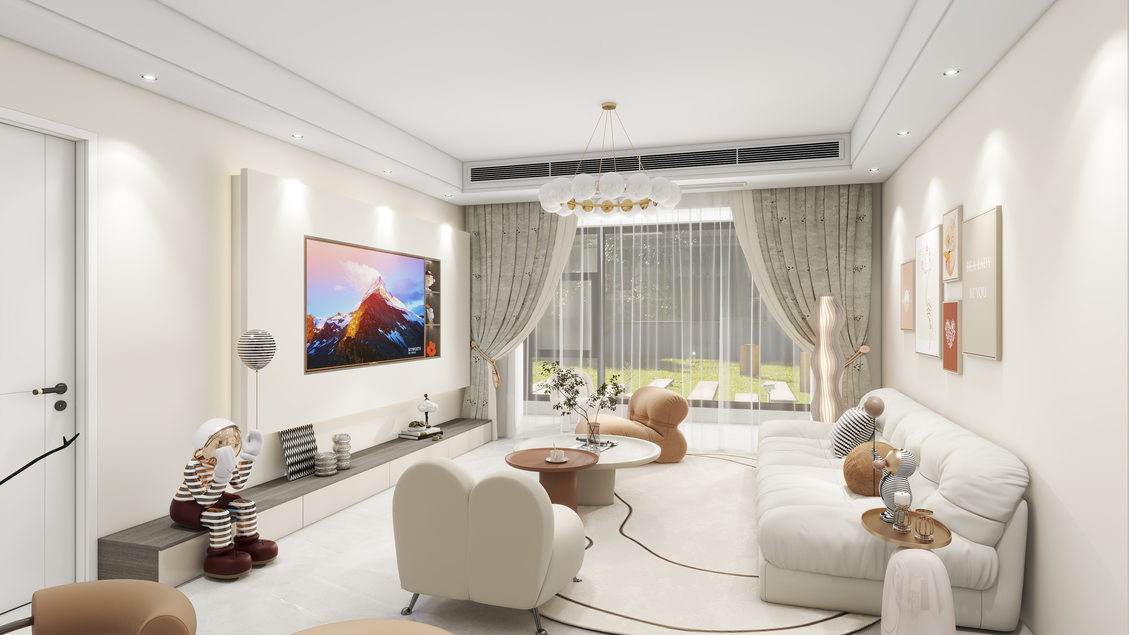 Y.lJxZ-127㎡3室装修效果图