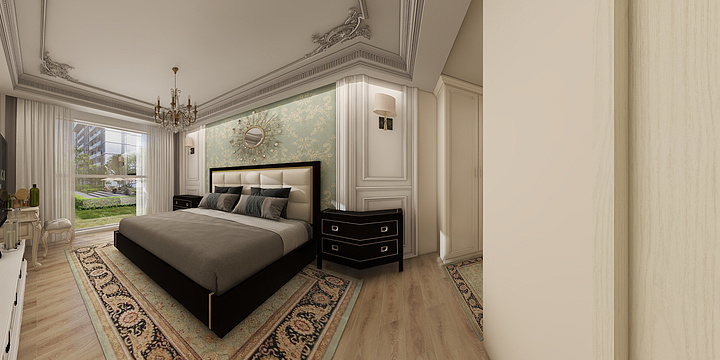 GndQskynQhmQeFPGimVAxofyXZDtaX-125㎡4室-装修设计方案