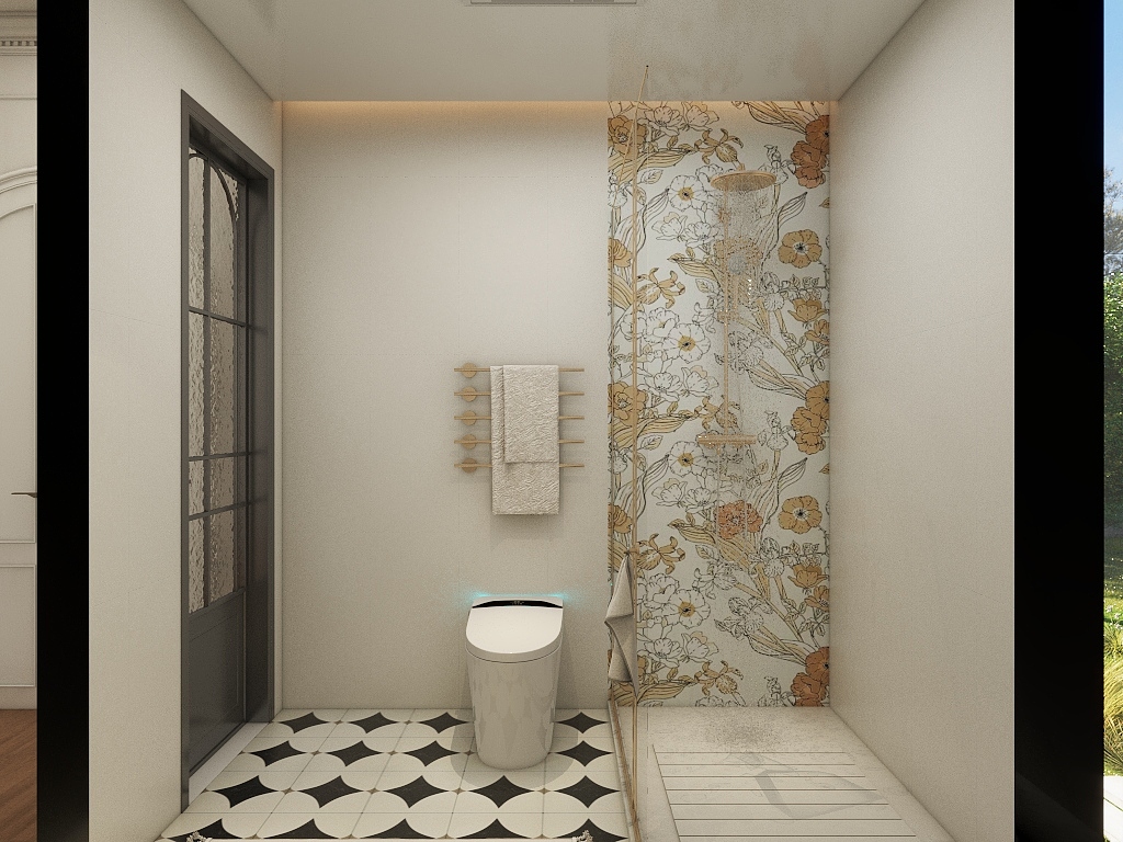 魏艳双-新华联别墅--法式中古-装修设计方案