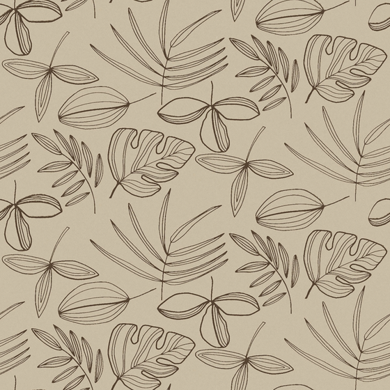 Modern simple plant print wallpaper -600*600