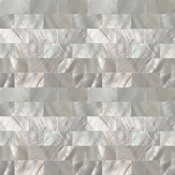 Shell Mosaic Tiles - 600*600 in White