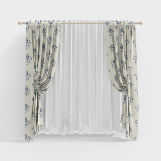 Modern garden curtain