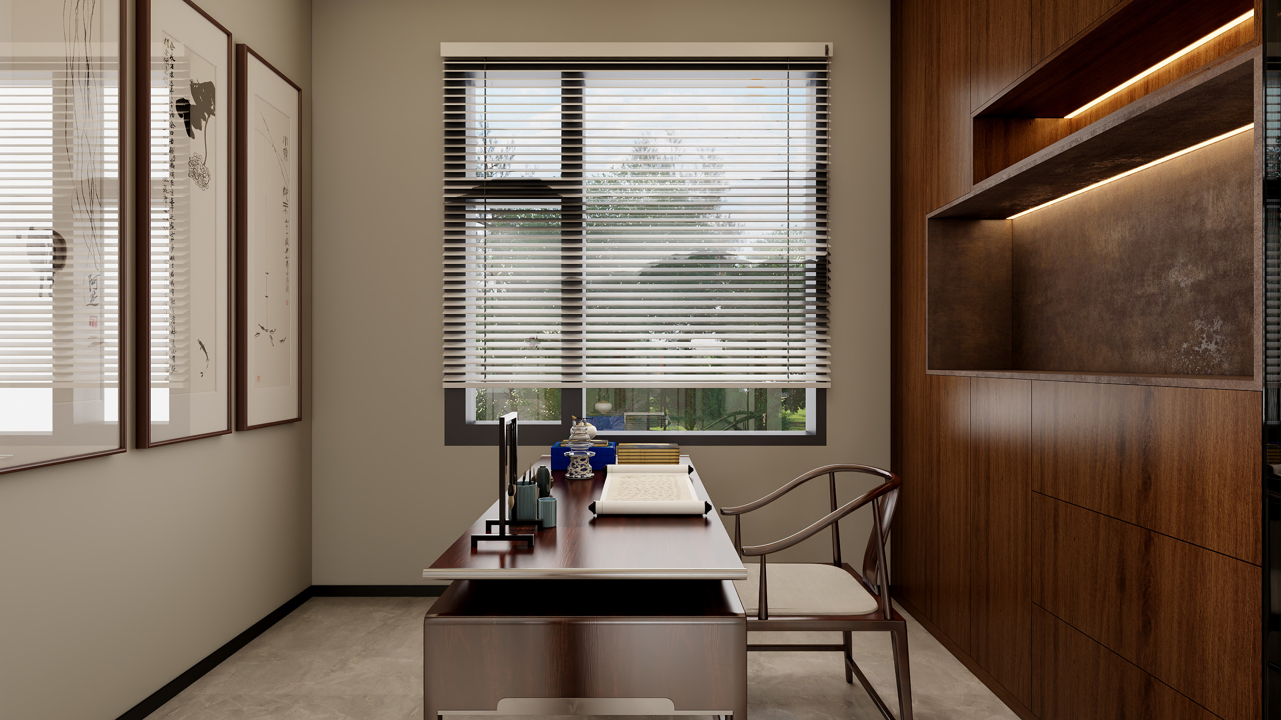 郭涛-新中式自建房装修效果图