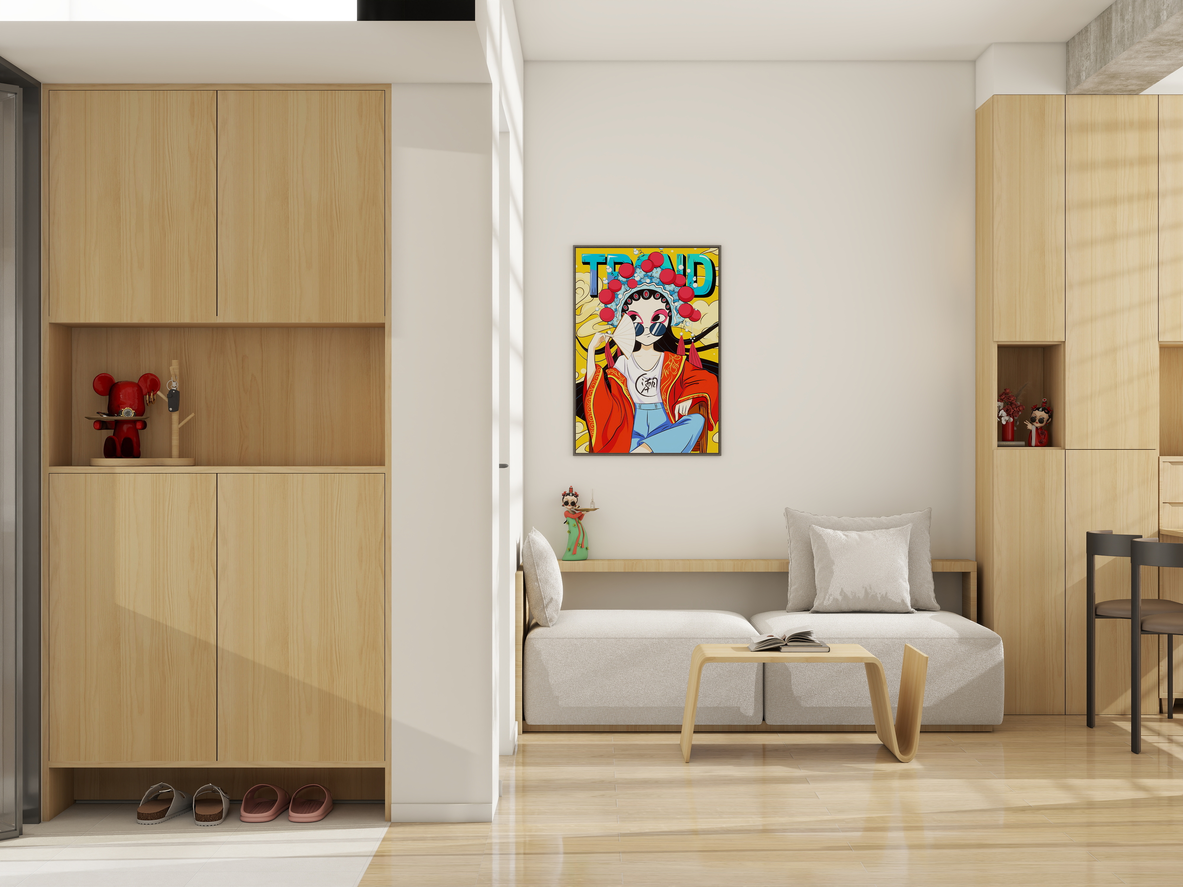 Designer王w-50平国潮风小两房-装修设计方案