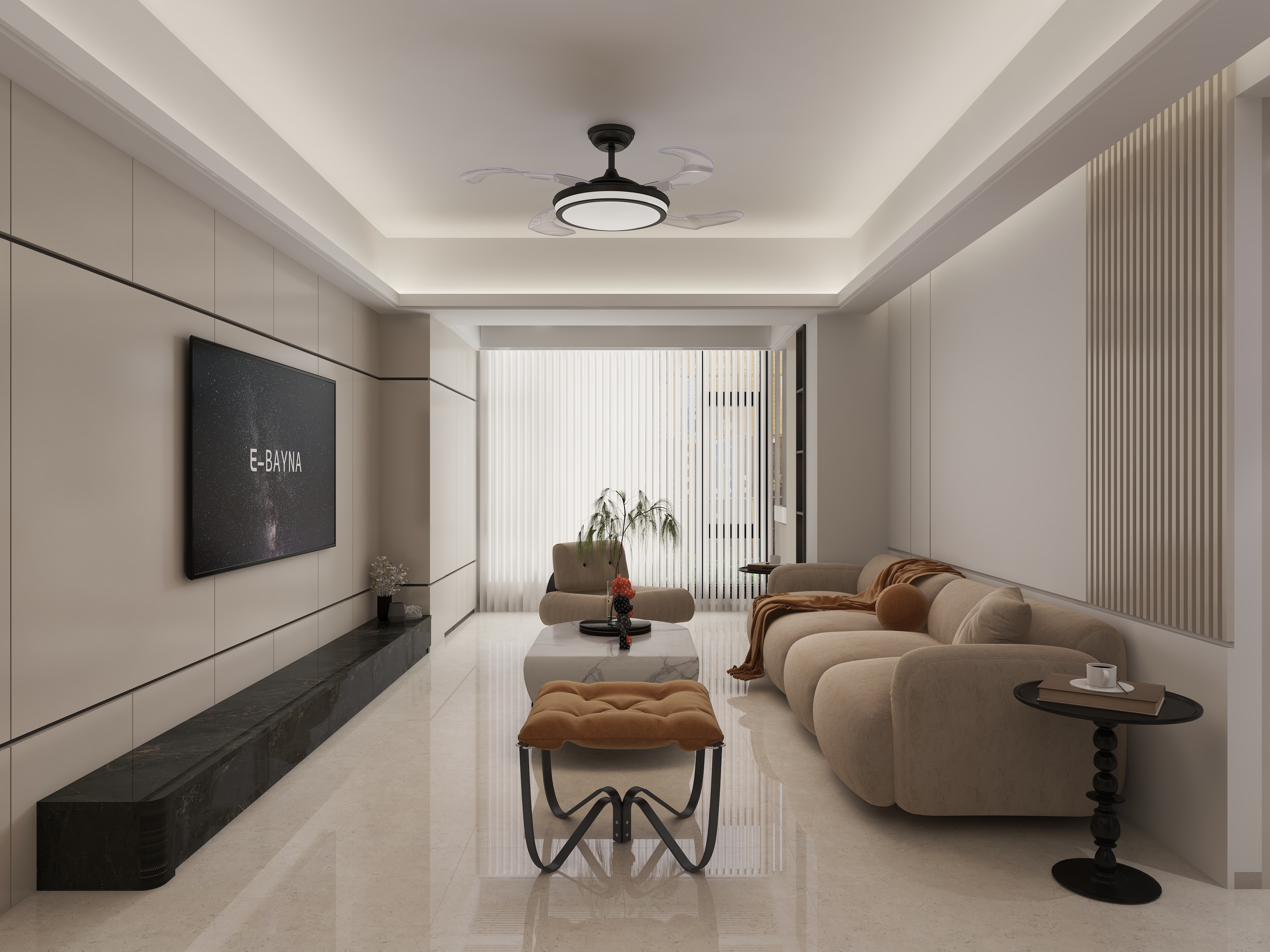 凯撒144-现代  御海天韵101㎡-装修设计方案