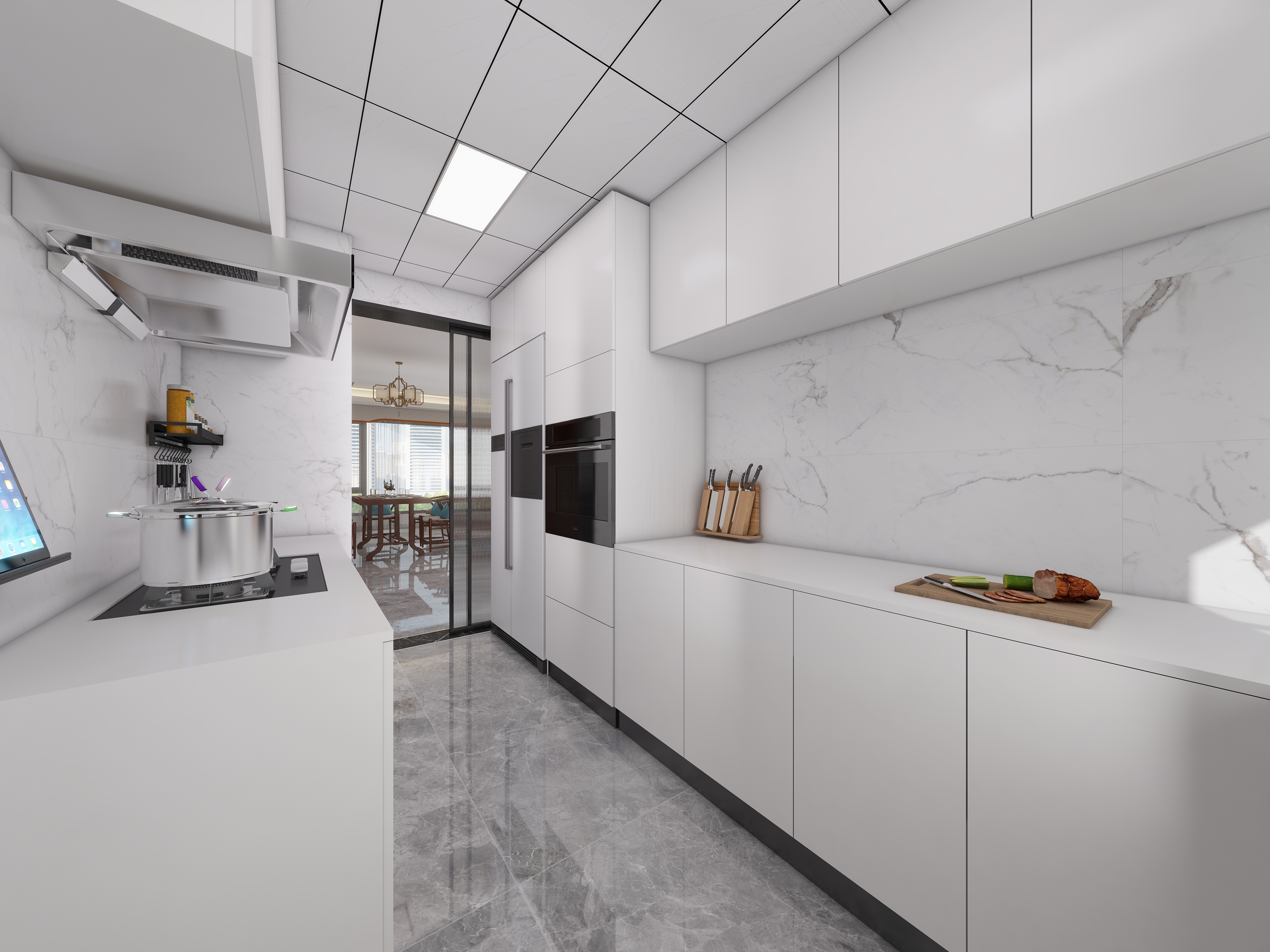 张帆-149㎡4室装修效果图