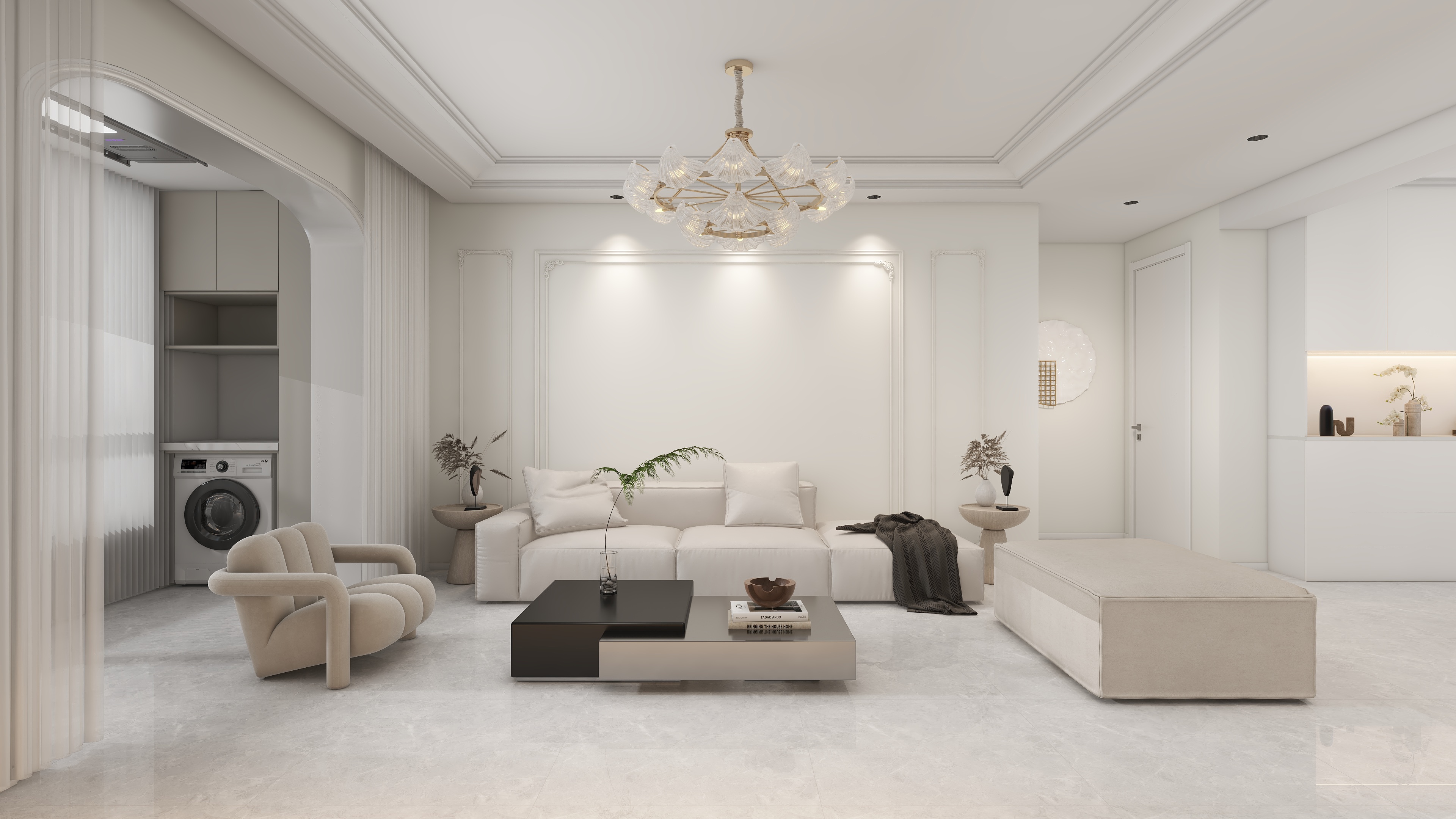 赚钱工具BcJQ-天誉奶油简欧装修效果图