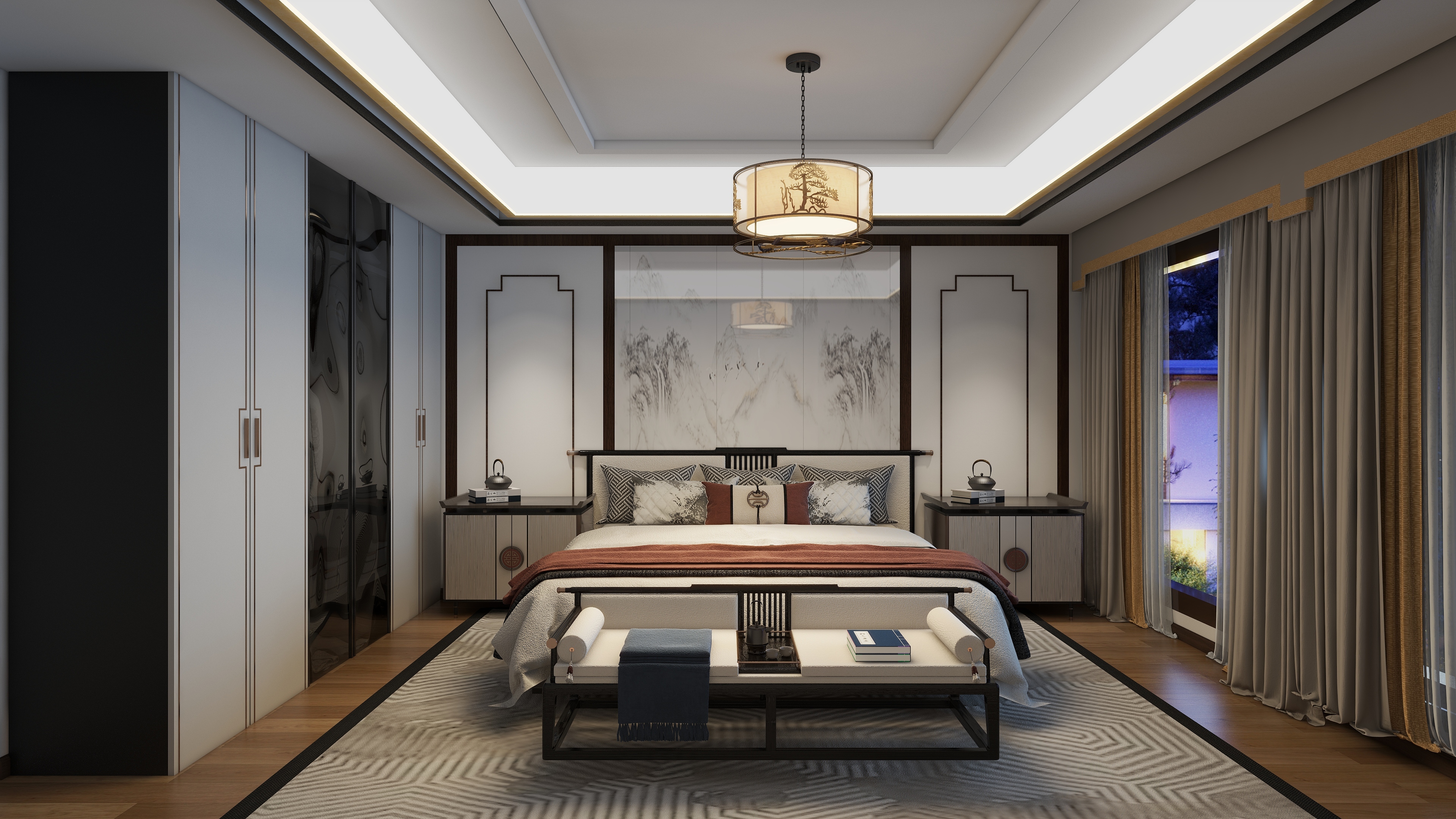 墨香九歌WAQT-27㎡1室-装修设计方案