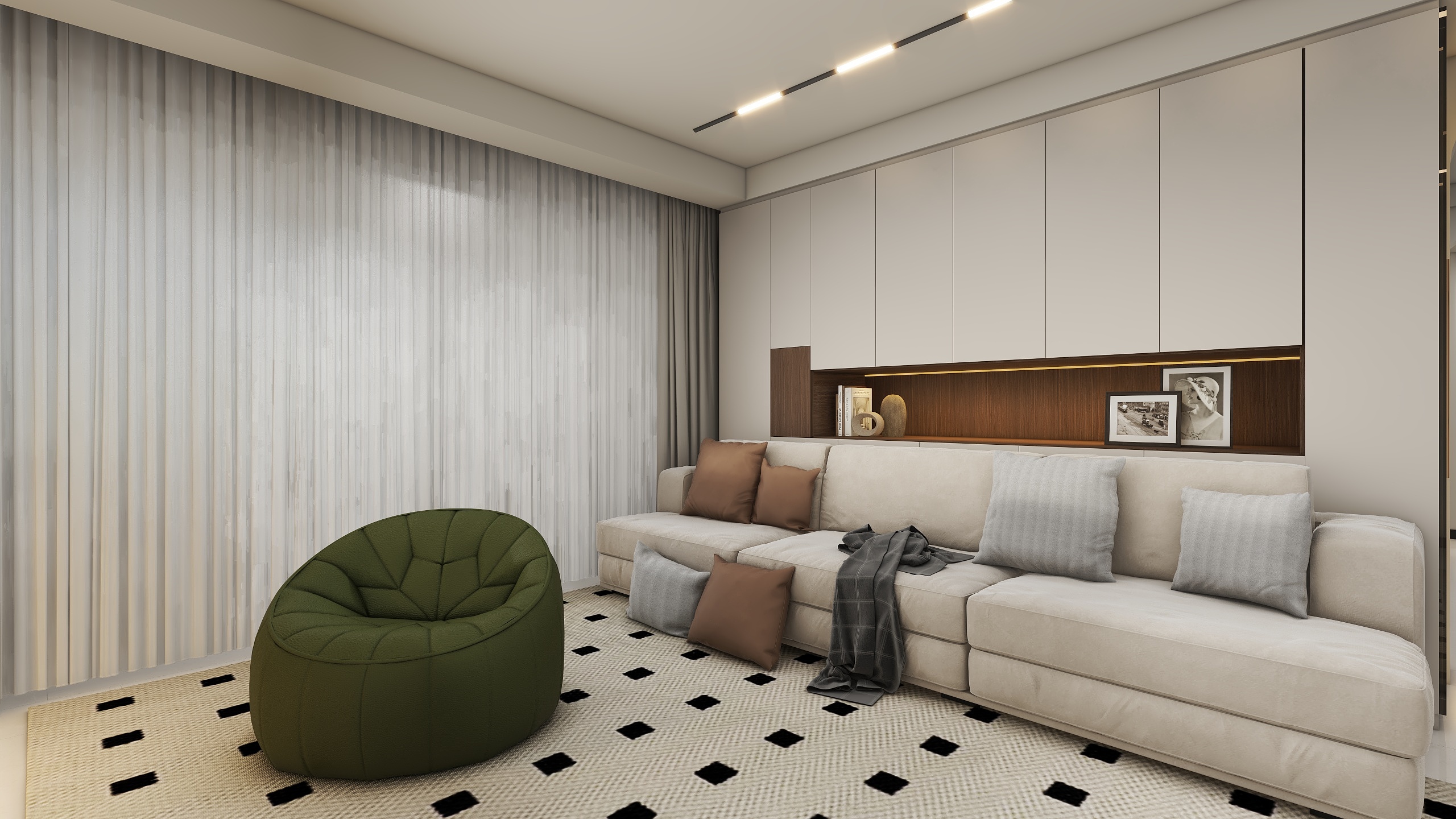 wei来不可知-江苏无锡120㎡三室二厅装修效果图