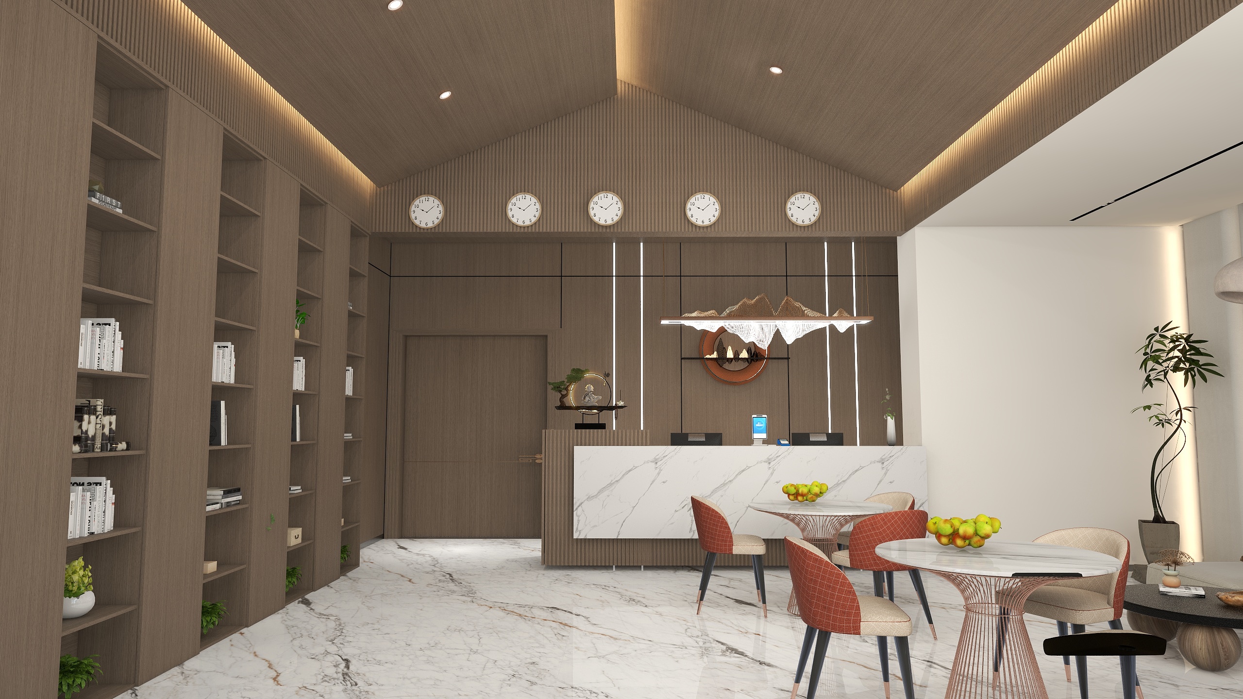 空间设计SJ-酒店大厅-装修设计方案