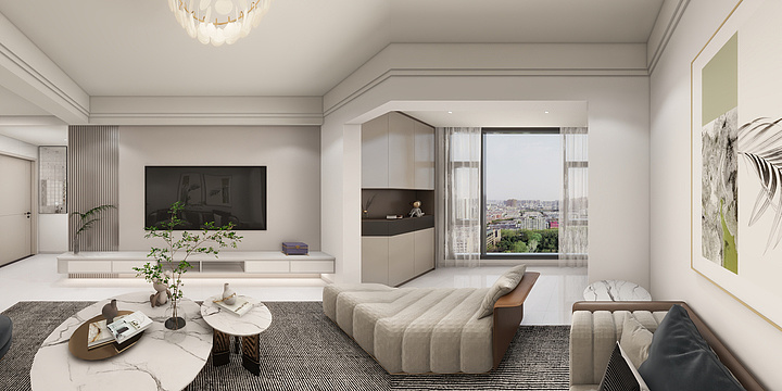 瑰狐-茶源广场7-2-803.dwg-装修设计方案