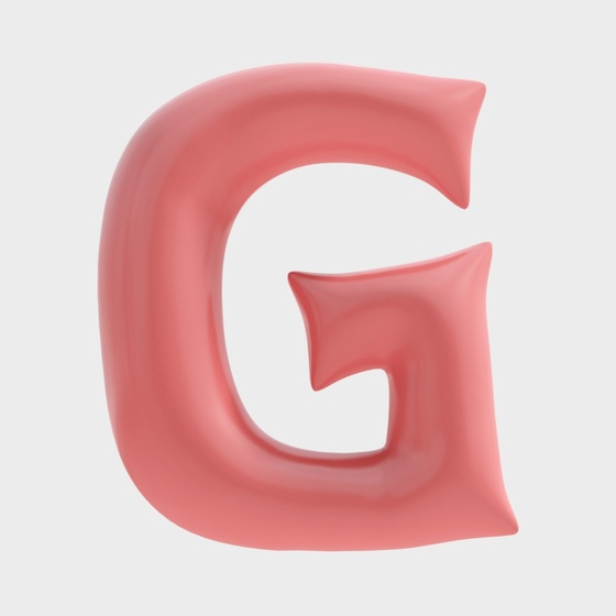 Colorful Hanging Balloon Ornament 3D Model
