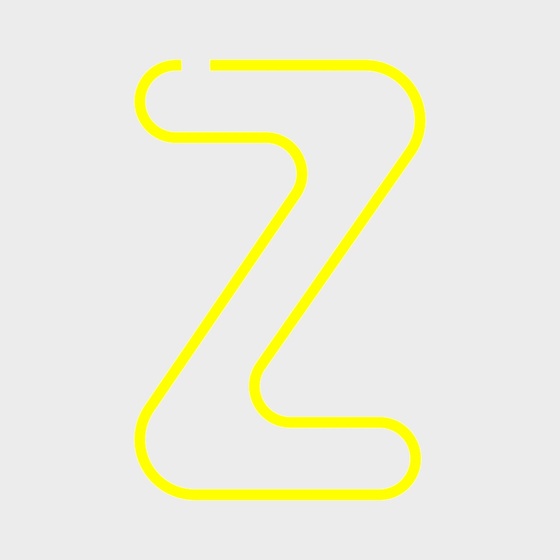 Modern Orange Letter Wall Decoration Z 3D Model for Vibrant Spaces