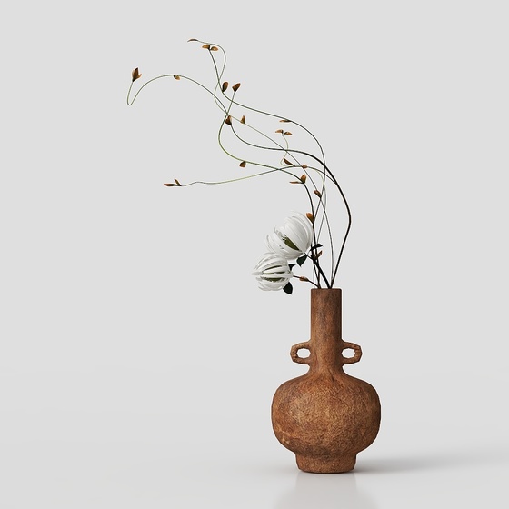 Modern vase flower decoration