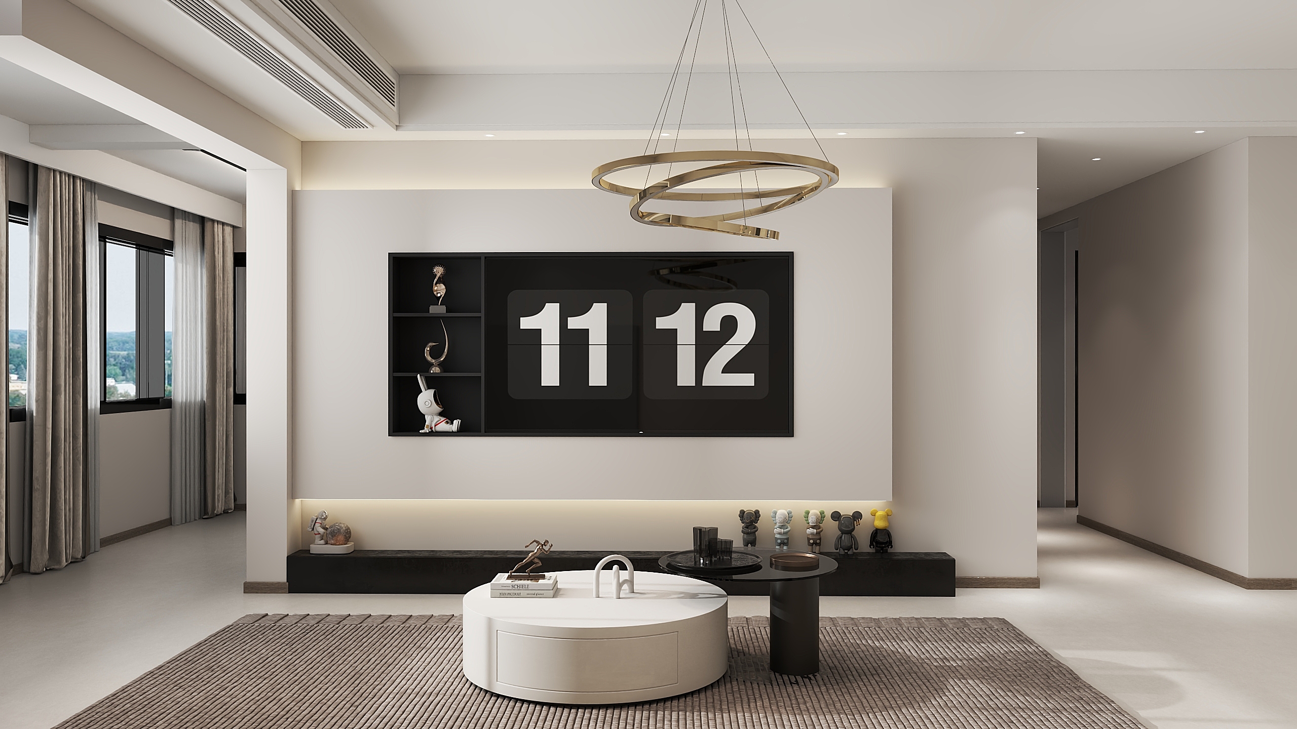 designA-112㎡3室-装修设计方案