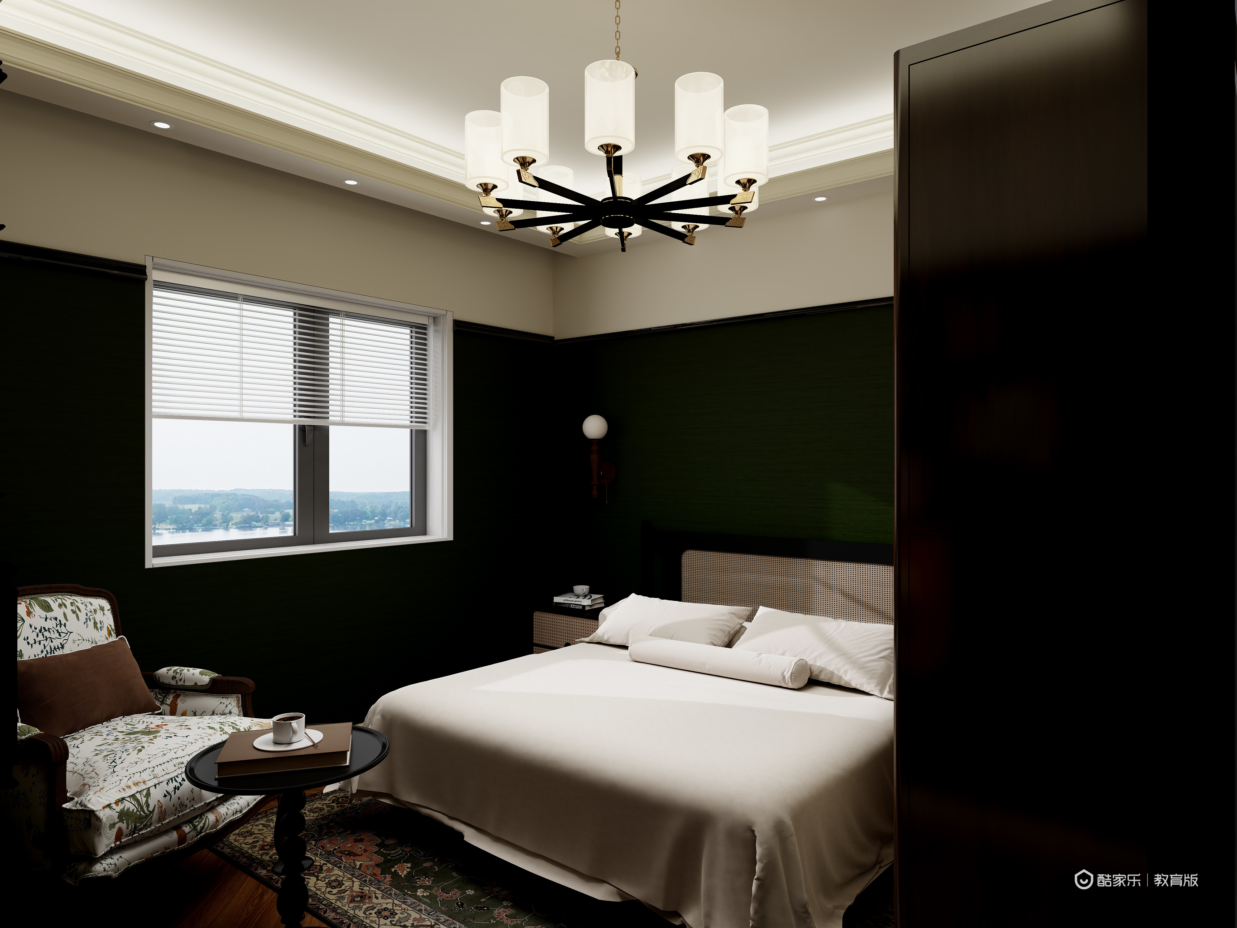 建筑2301常丽美-佳和新城108㎡3室装修效果图