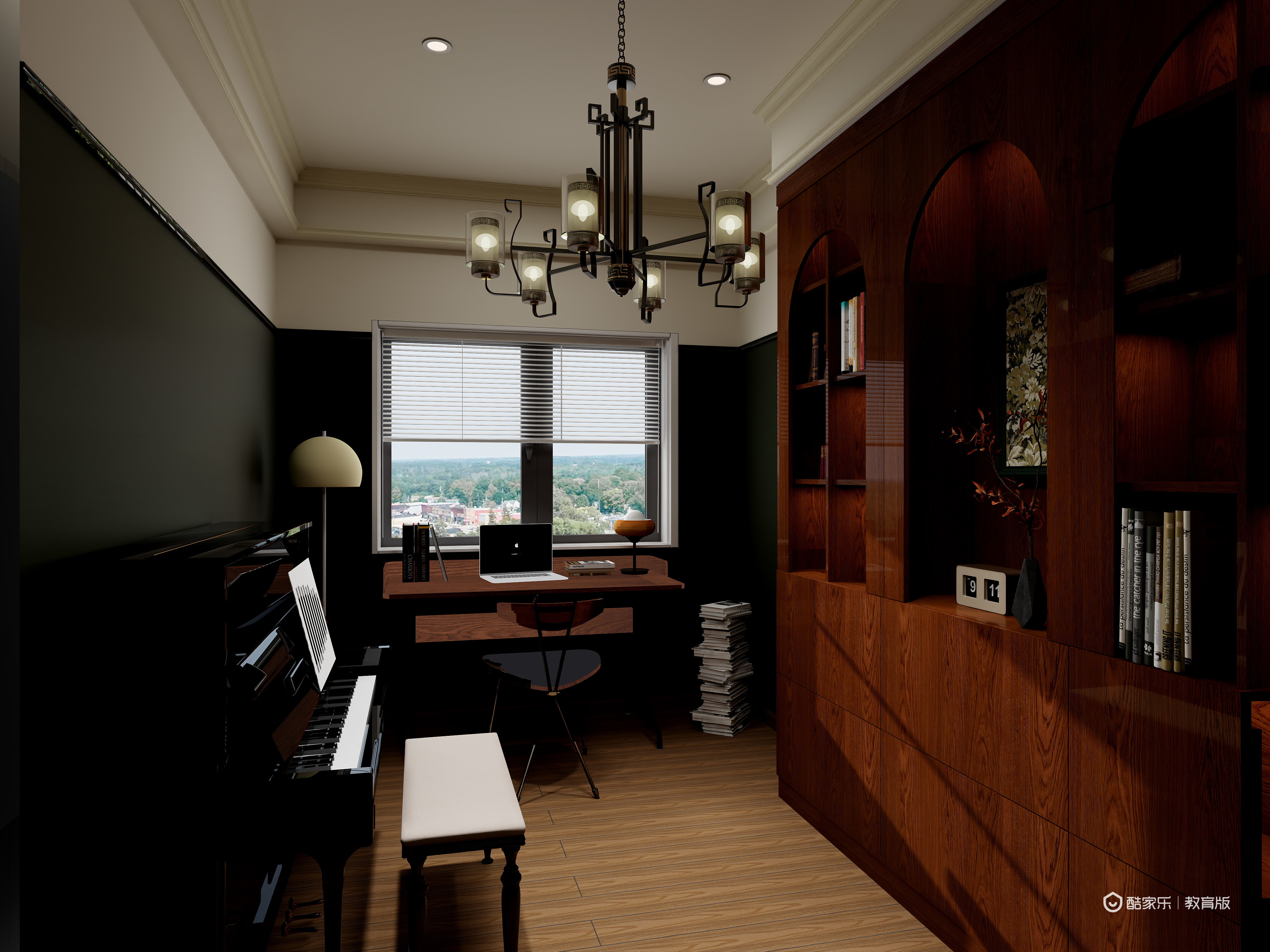 建筑2301常丽美-佳和新城108㎡3室装修效果图