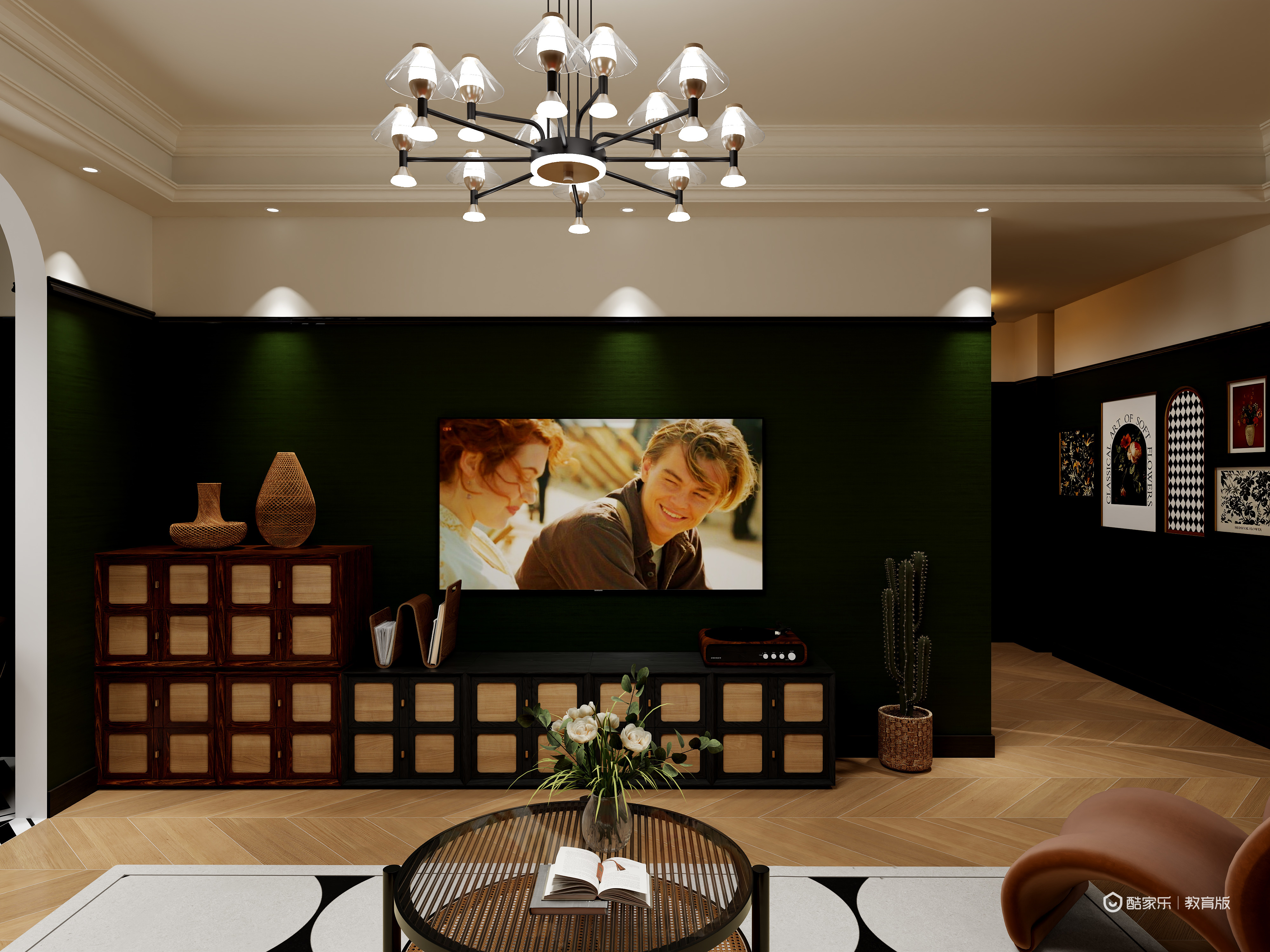 建筑2301常丽美-佳和新城108㎡3室装修效果图