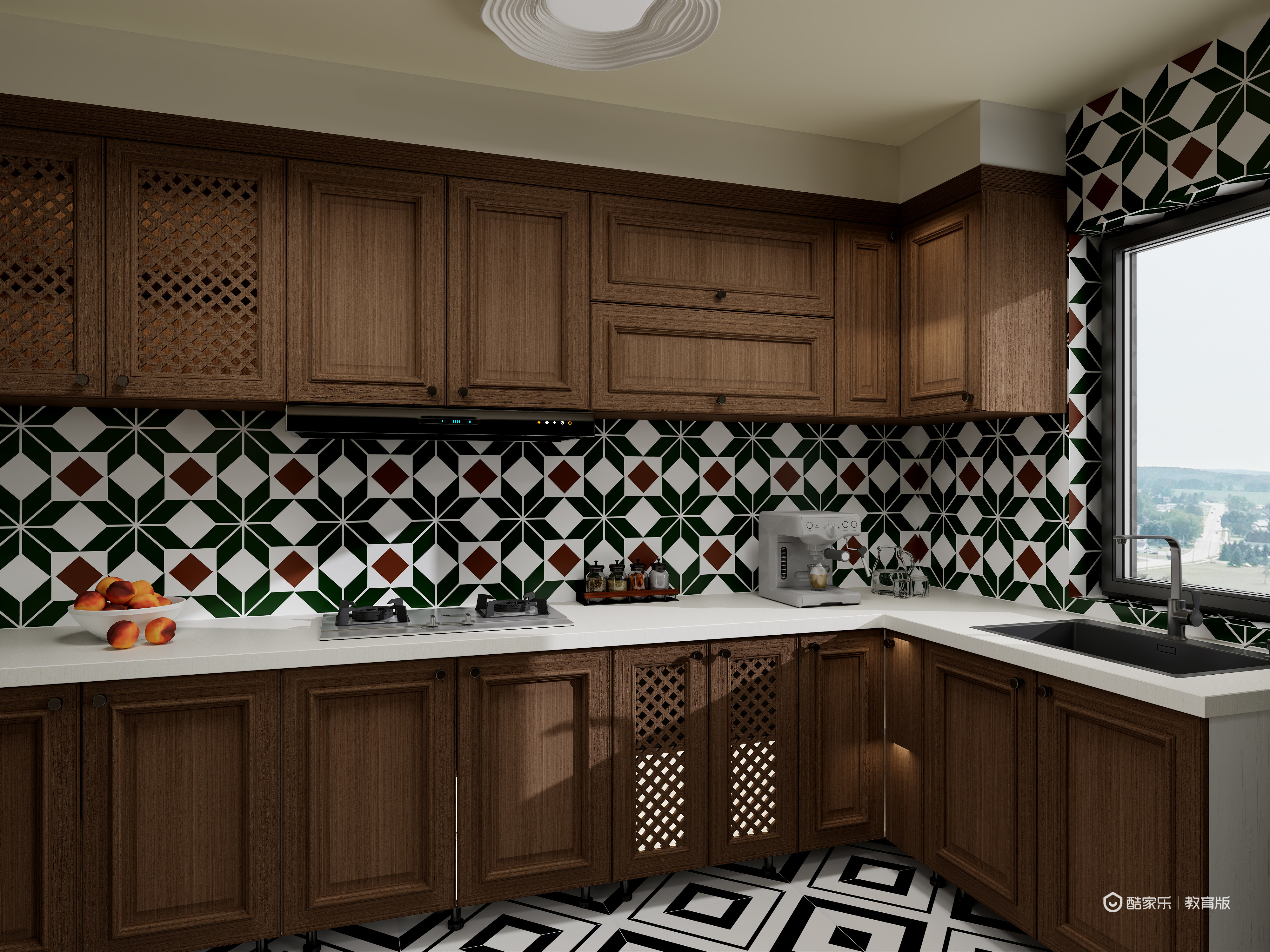 建筑2301常丽美-佳和新城108㎡3室装修效果图