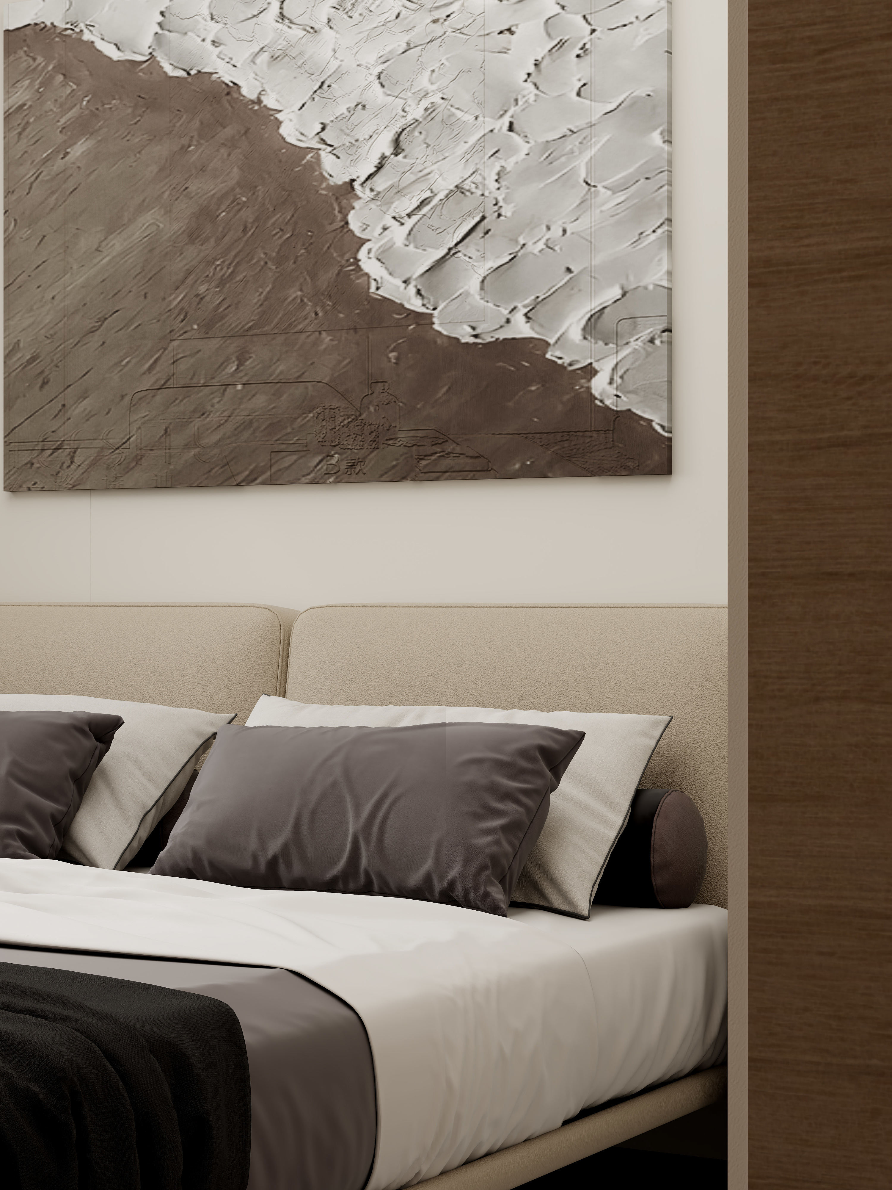 壹诺设计工作室-118㎡3室-现代简约装修效果图