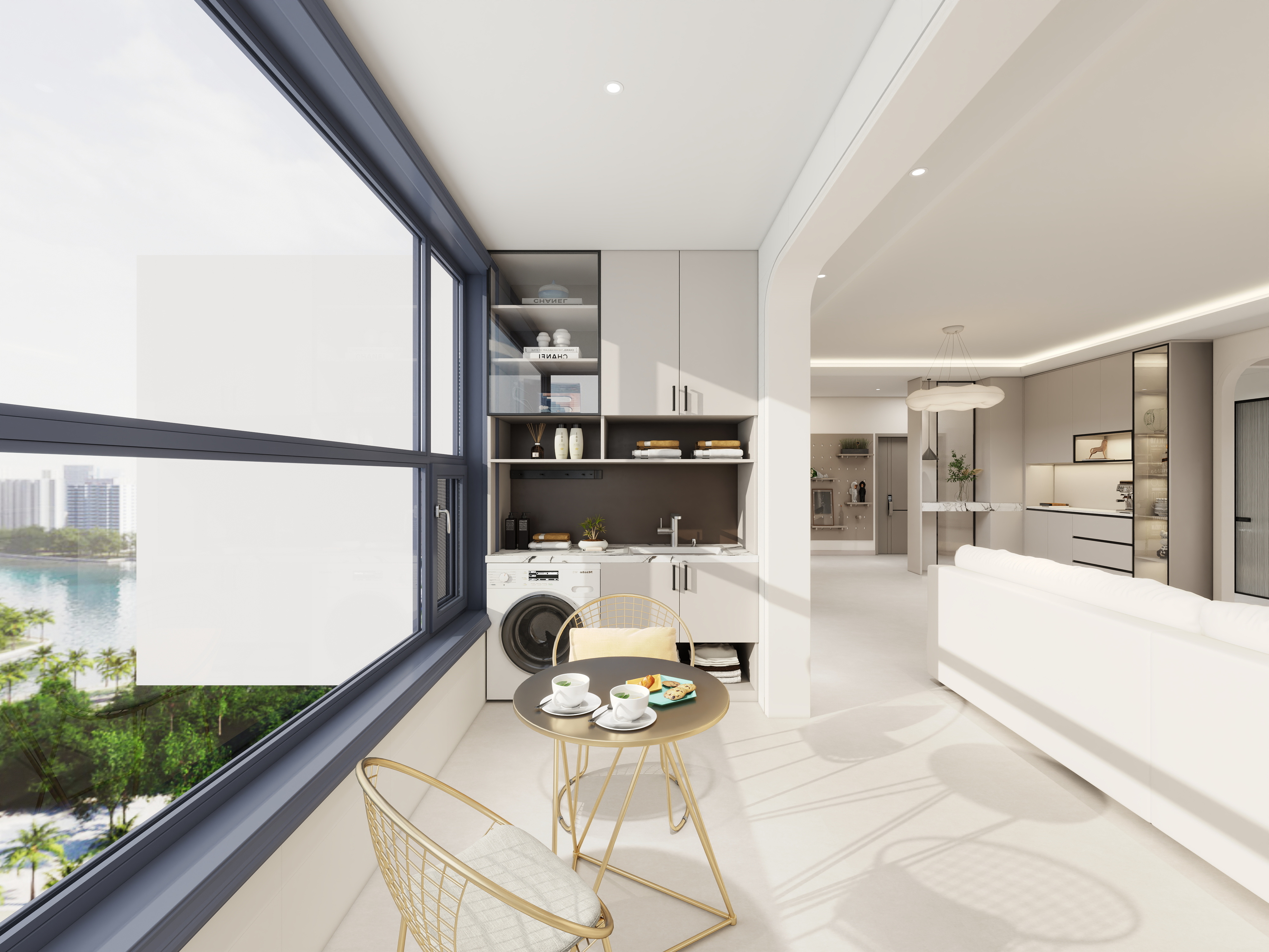 艺雅丽-150平奶油风 装修效果图