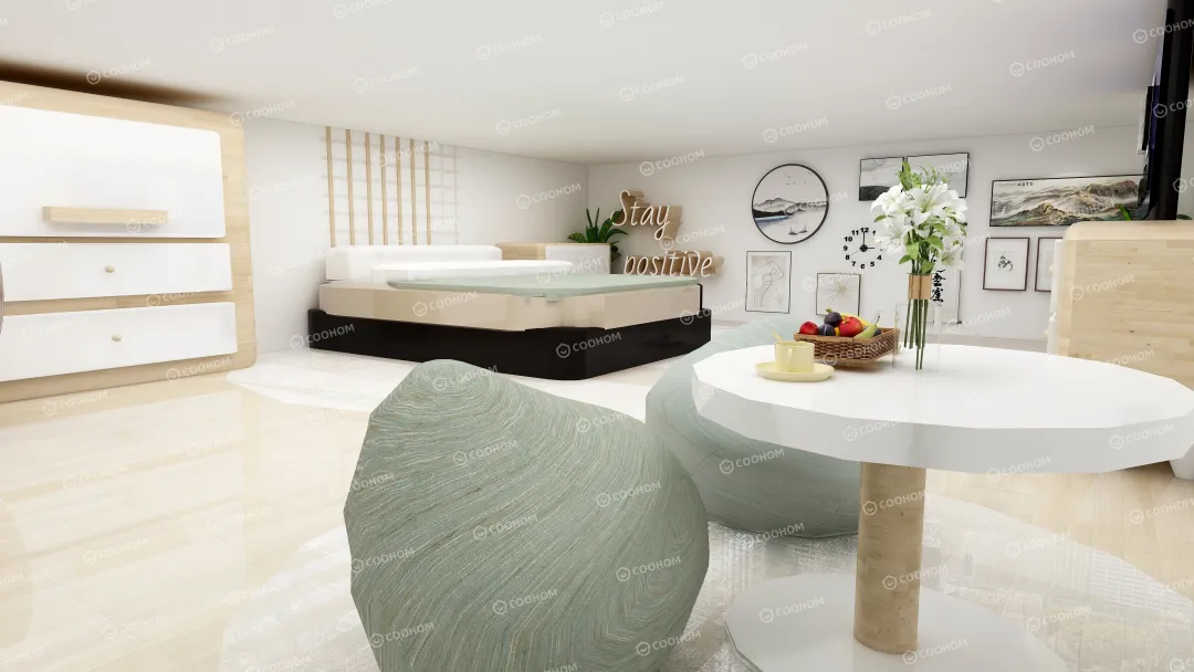 meguybeiralsantos的装修设计方案:A simple bedroom