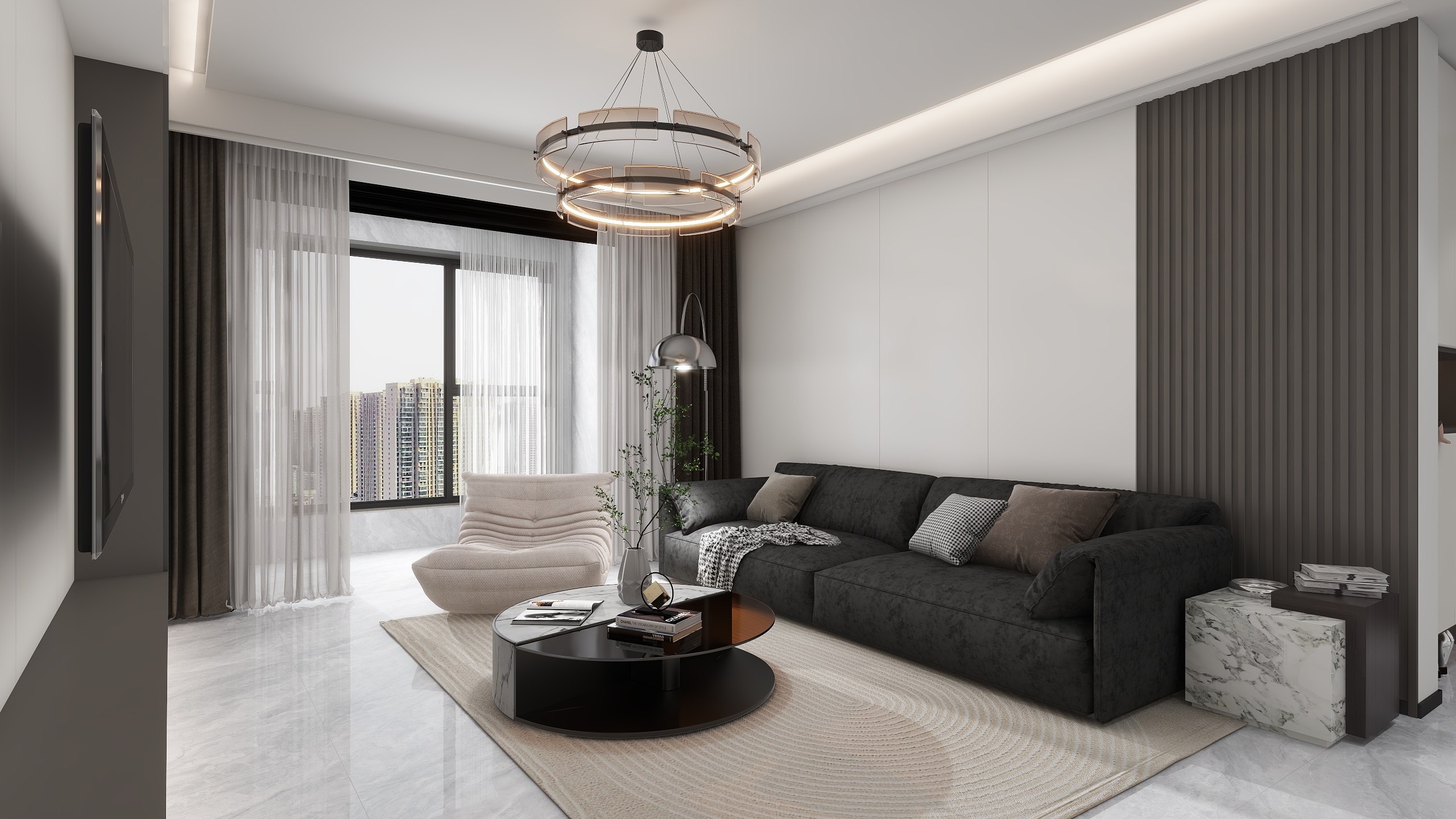 Rita瑞塔-120平现代简约意式家装设计-装修设计方案