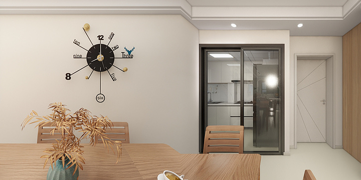 鑫坤装饰全屋定制-北宸阳光16-2-904-装修设计方案