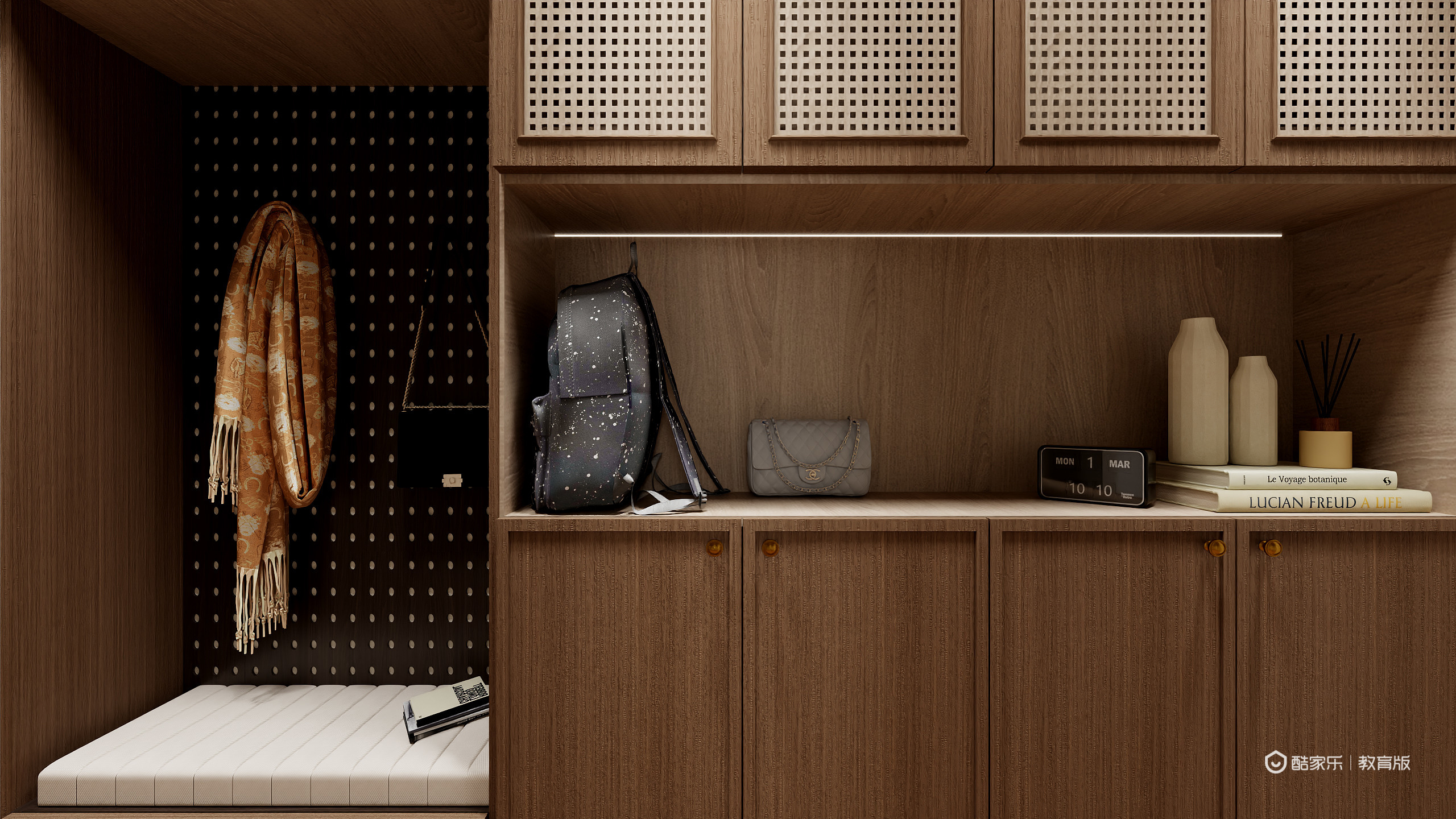 梅洁xTlf-196㎡5室 中古风全案设计装修效果图