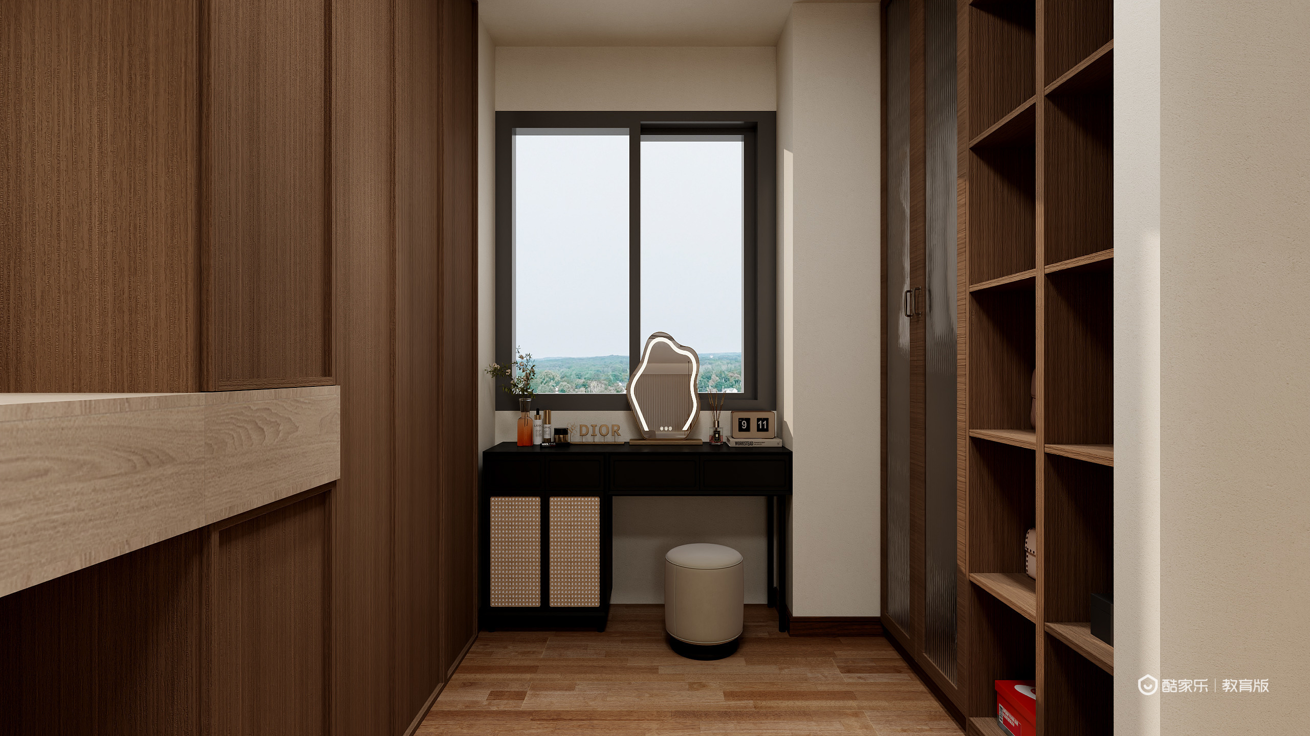 梅洁xTlf-196㎡5室 中古风全案设计装修效果图